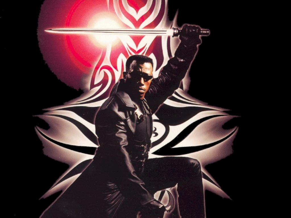Blade con spada, sfondo tribale, 1024x768 HD, Laptop