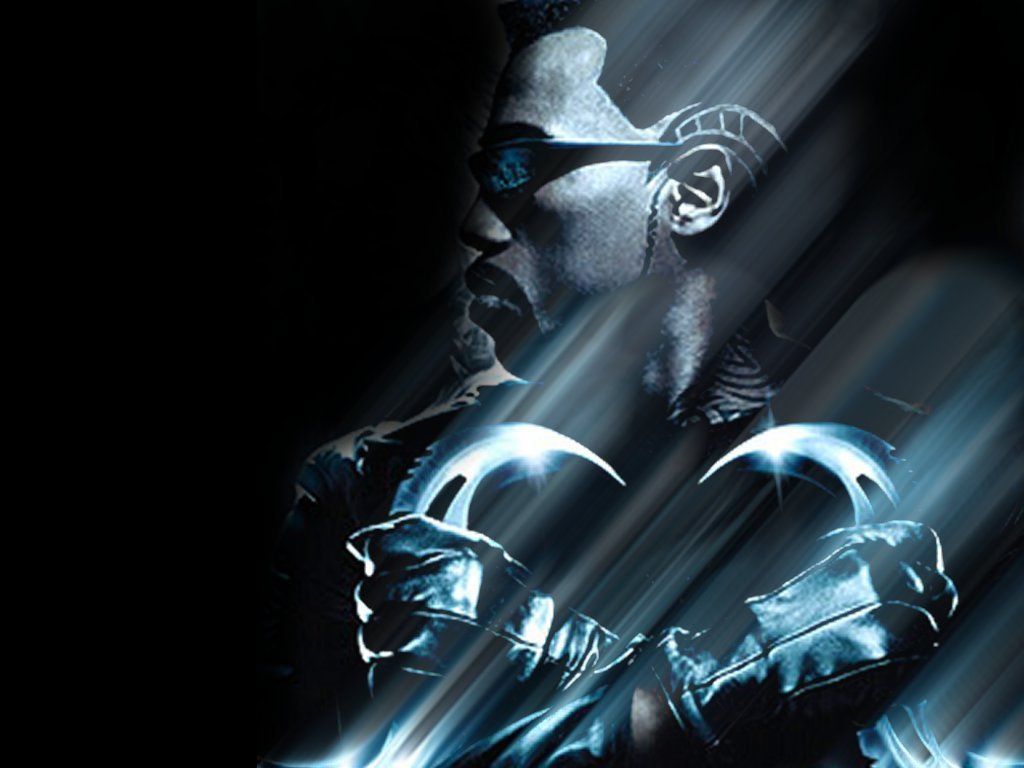 Blade personaggio con spada energia blu, 1449x819 HD, Desktop