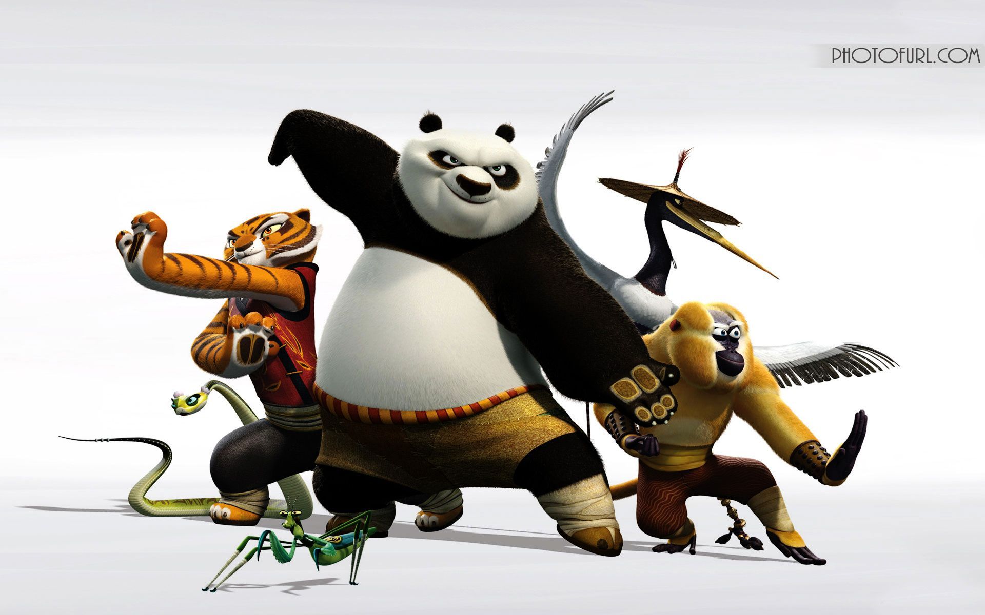 Kung Fu Panda personaggi animati, 1920x1200 WUXGA, Laptop