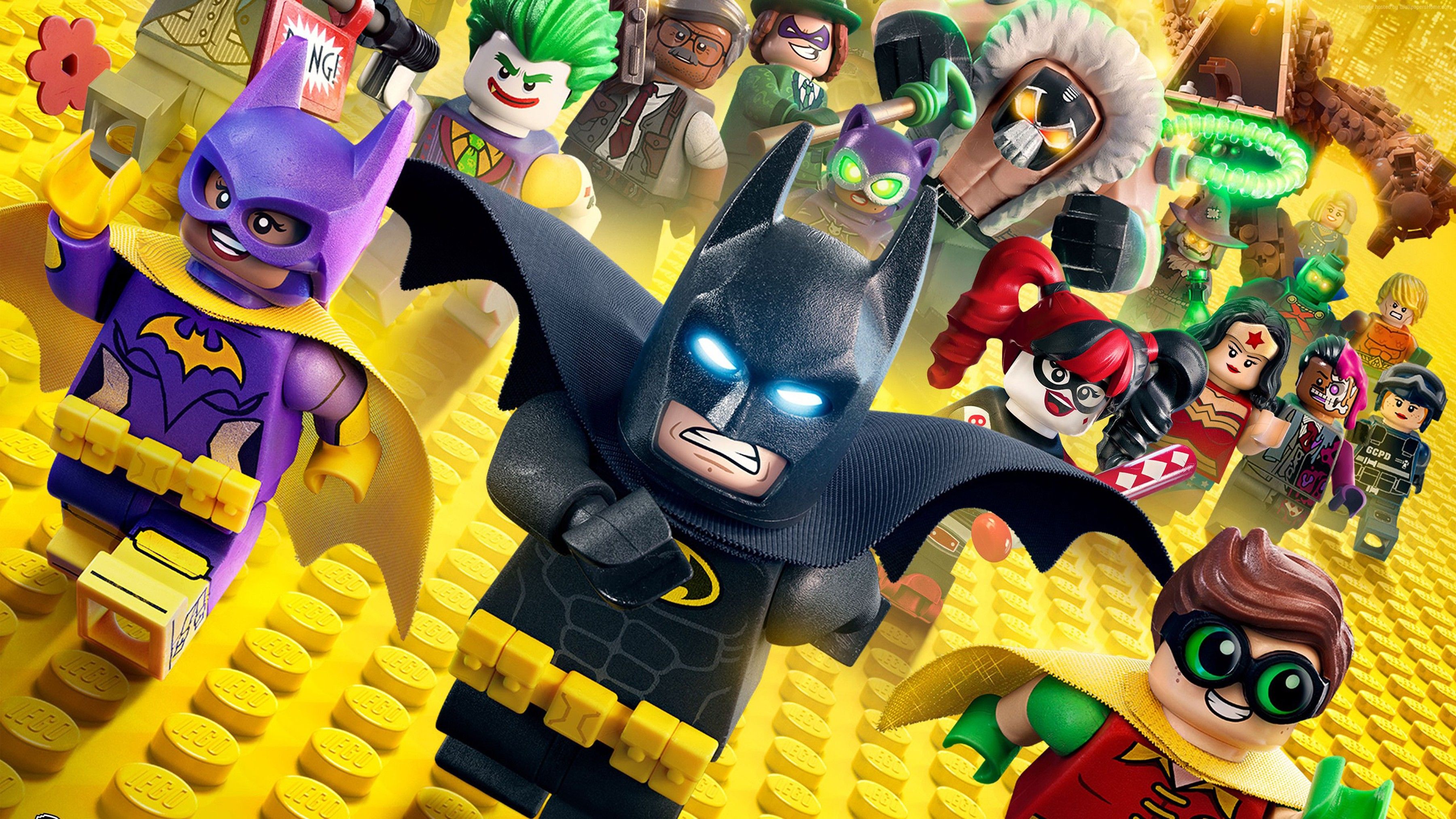 Lego Batman Movie personaggi, Gotham, 3599x2024 2K+, PC