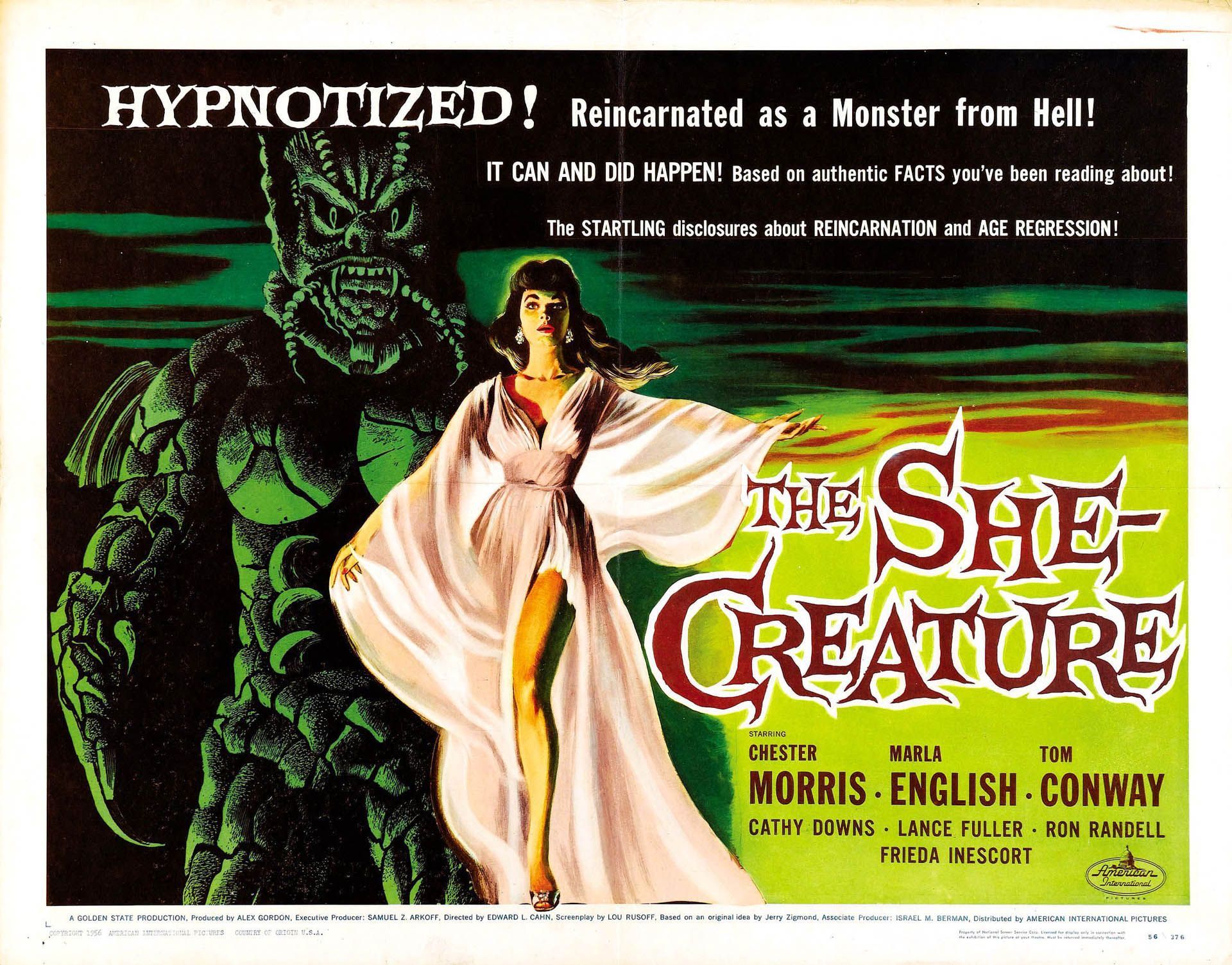 Locandina The She-Creature vintage, 1920x1505 WUXGA, Laptop