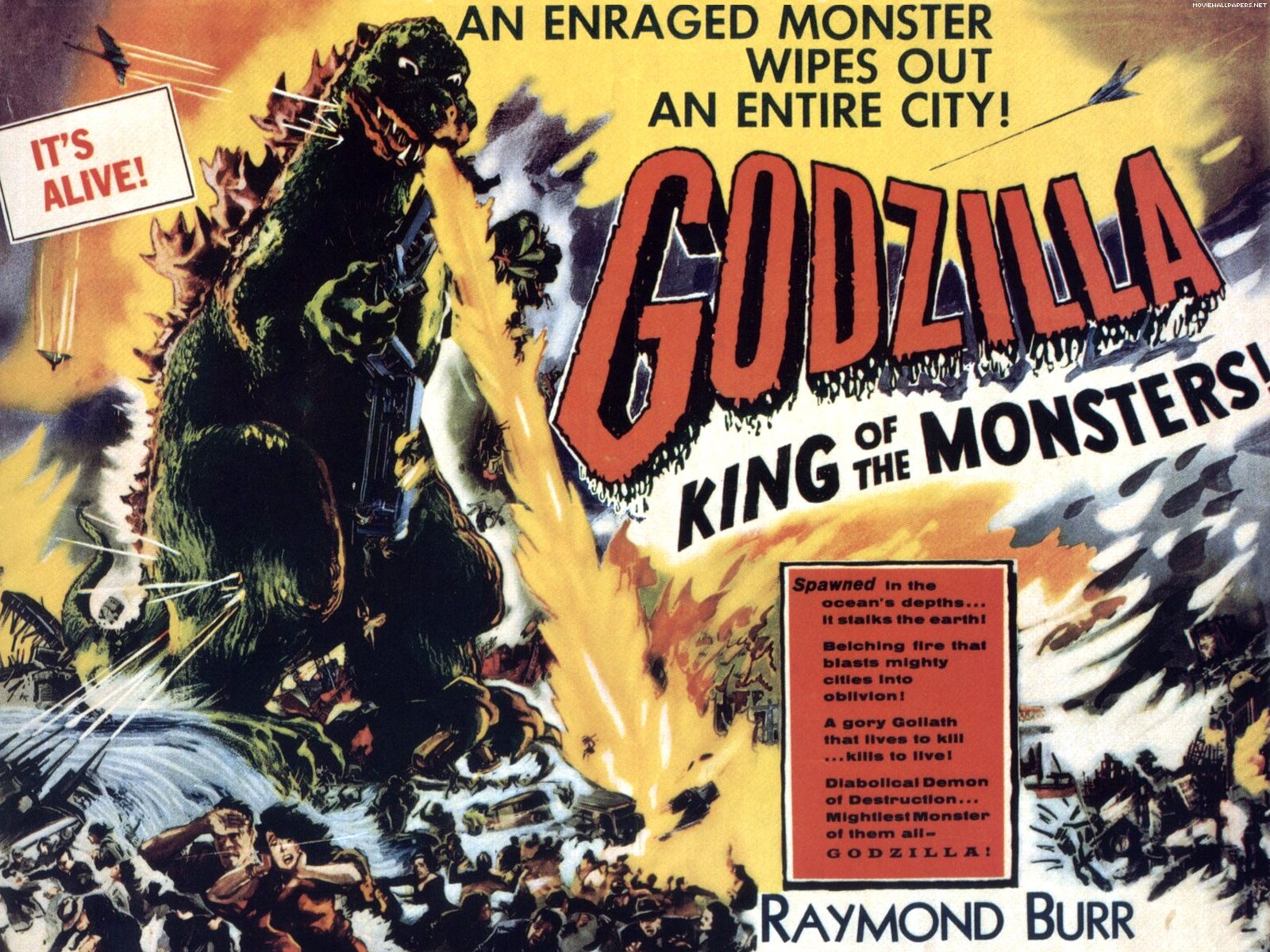 Poster Godzilla King of the Monsters, mostro gigante, 1600x1200 HD Ready, Laptop