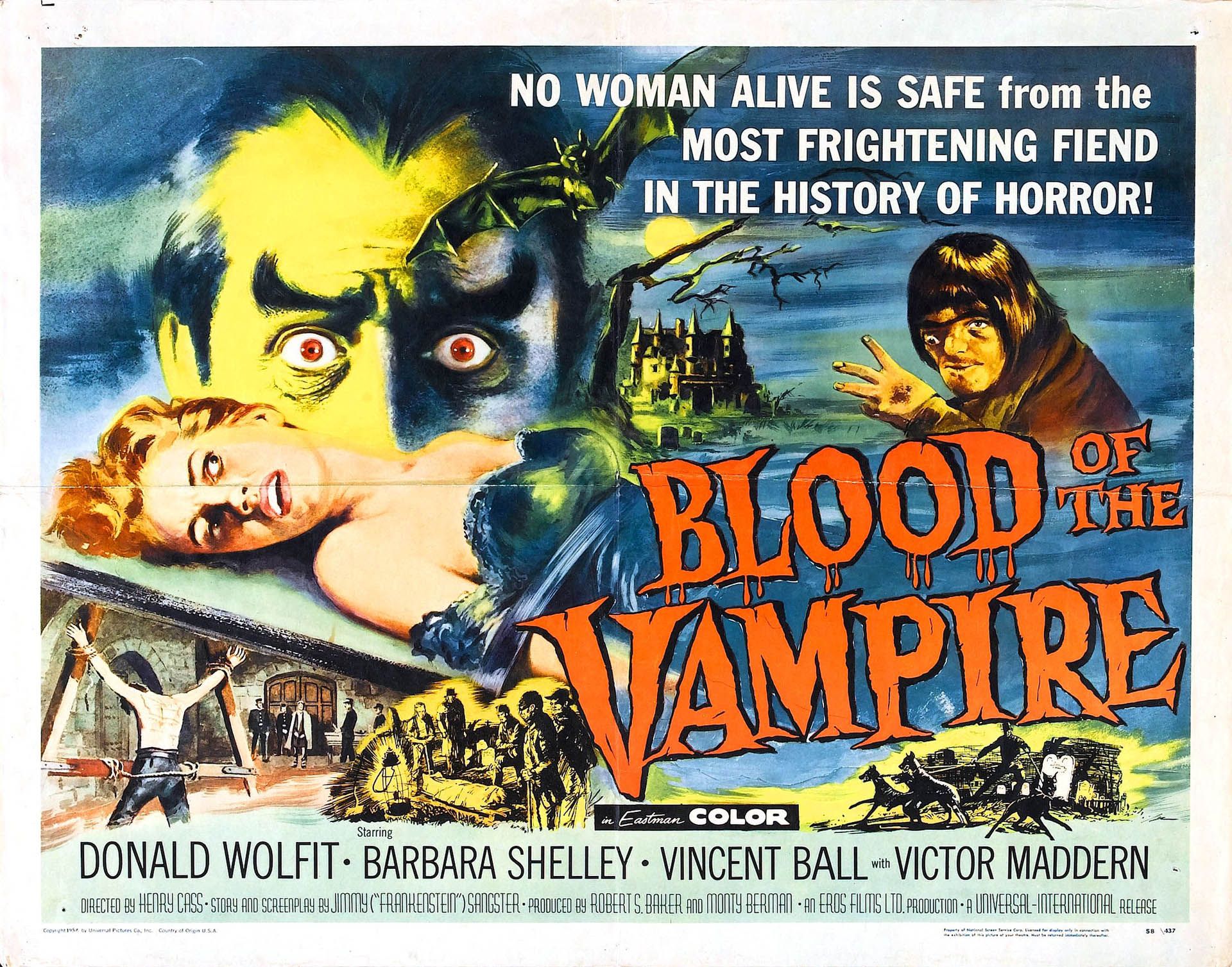 Poster Blood of the Vampire, 1920x1508 Full HD+, Desktop