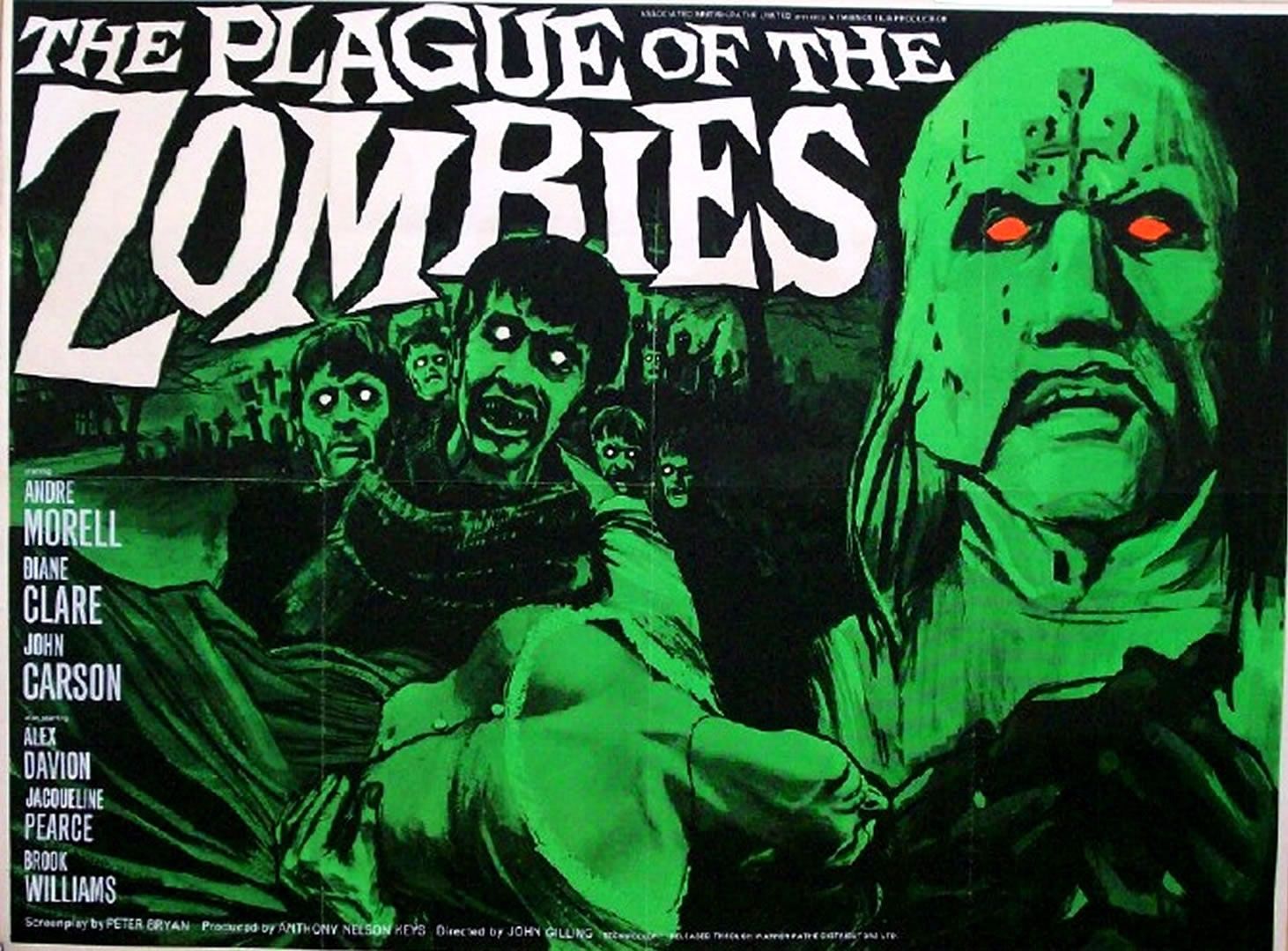 Poster The Plague of the Zombies, 1462x1080 HD, Desktop