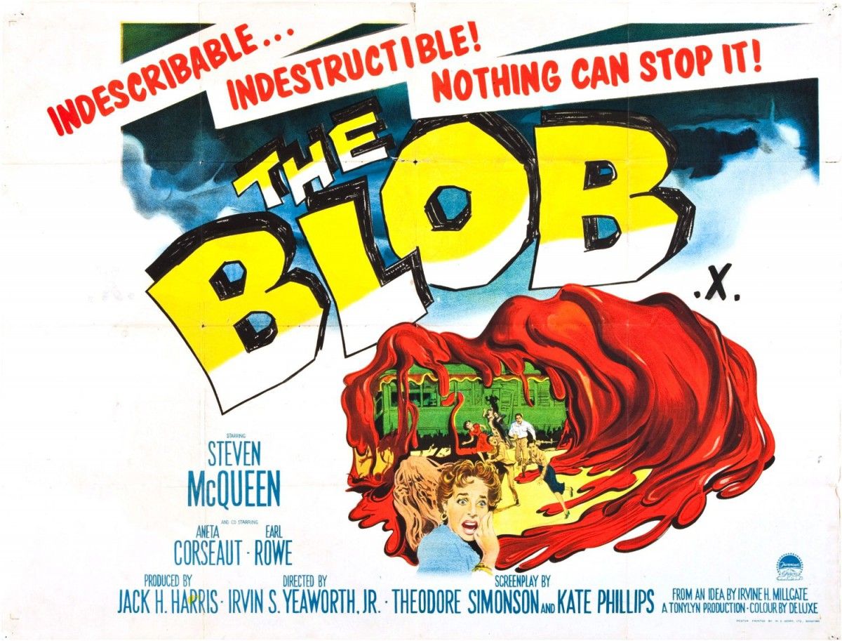 Poster The Blob 1958, 1200x913 HD, PC