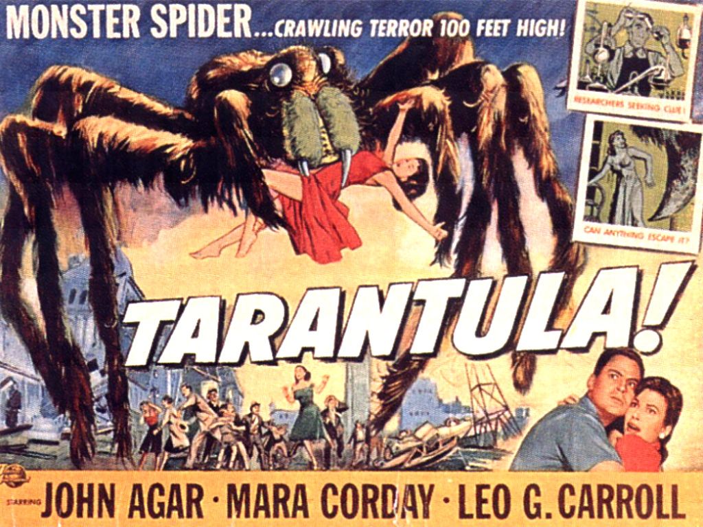 Poster film Tarantula anni '50, 1024x768 HD, Laptop