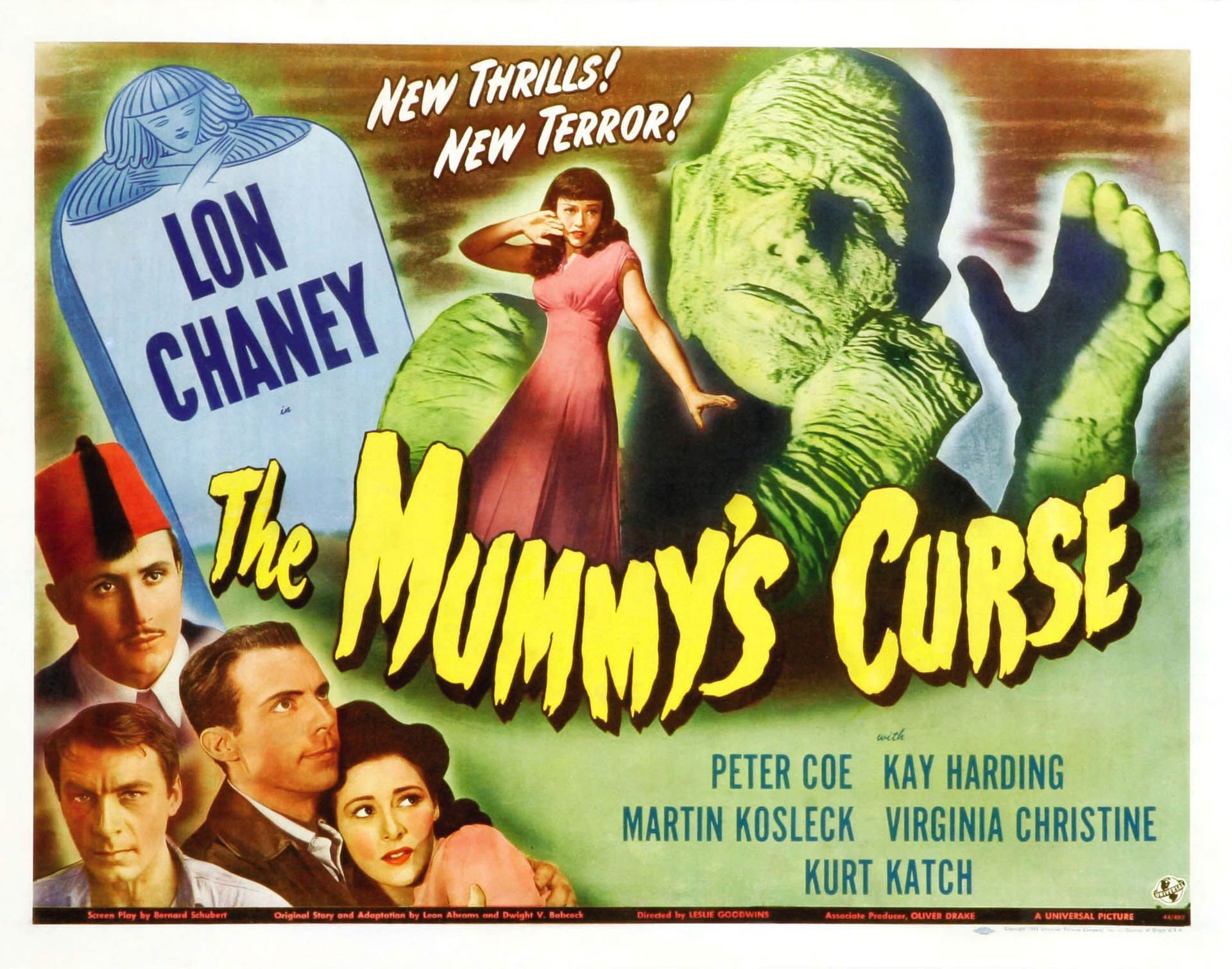 Poster horror La Mummia vintage, 1920x1510 Full HD+ WUXGA, Laptop
