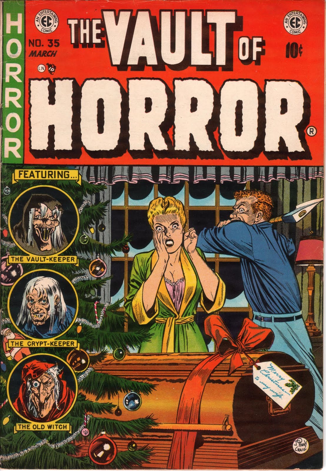 copertina fumetto Vault of Horror, 1108x1600 Full HD Verticale, iPhone