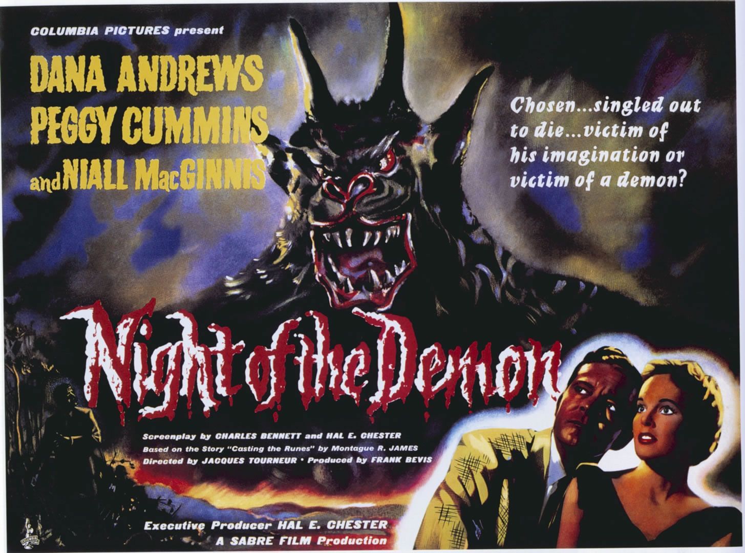 Night of the Demon poster, 1455x1080 HD, Desktop