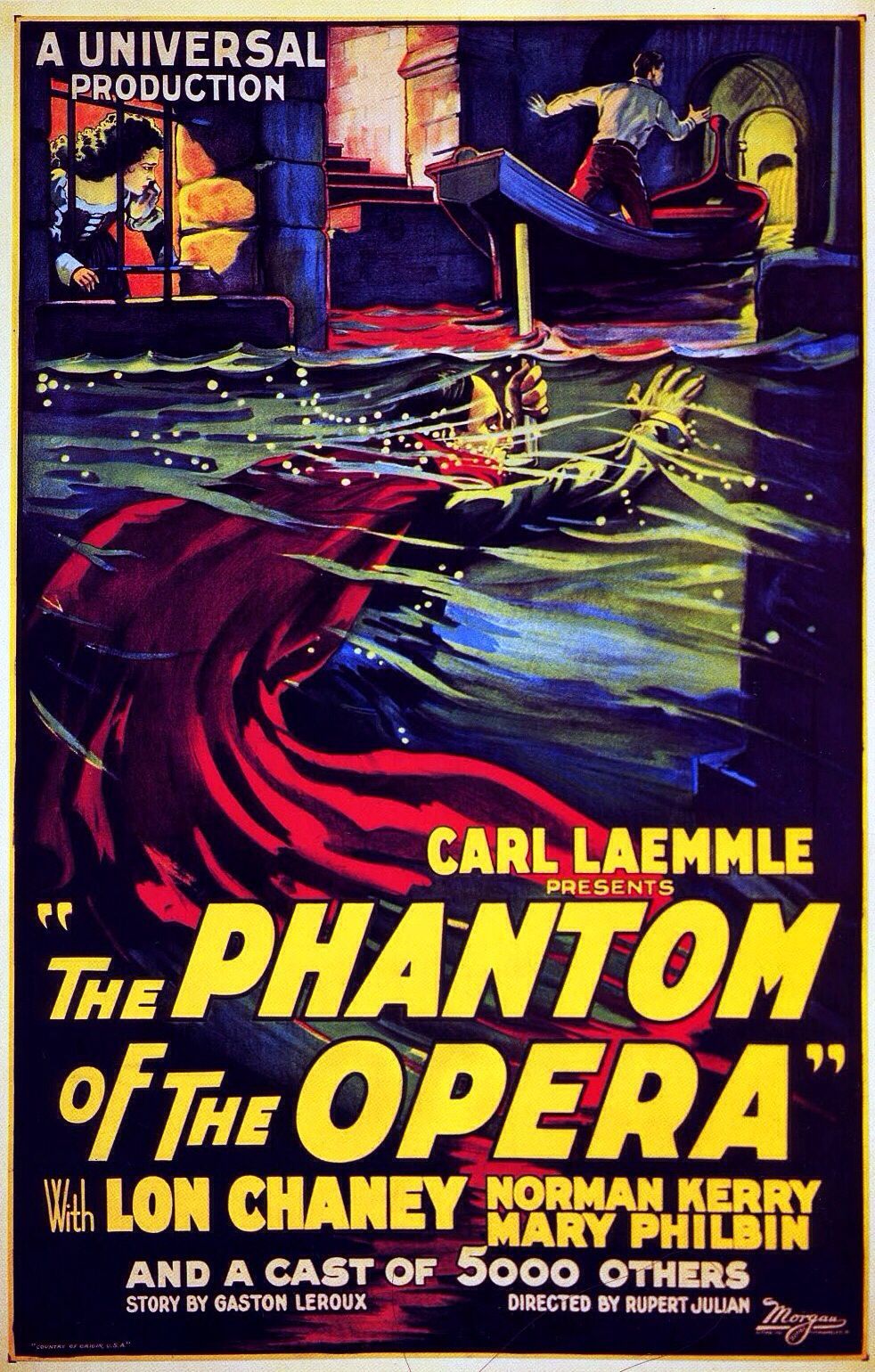 Poster Phantom of the Opera vintage, 982x1540 Verticale, Mobile