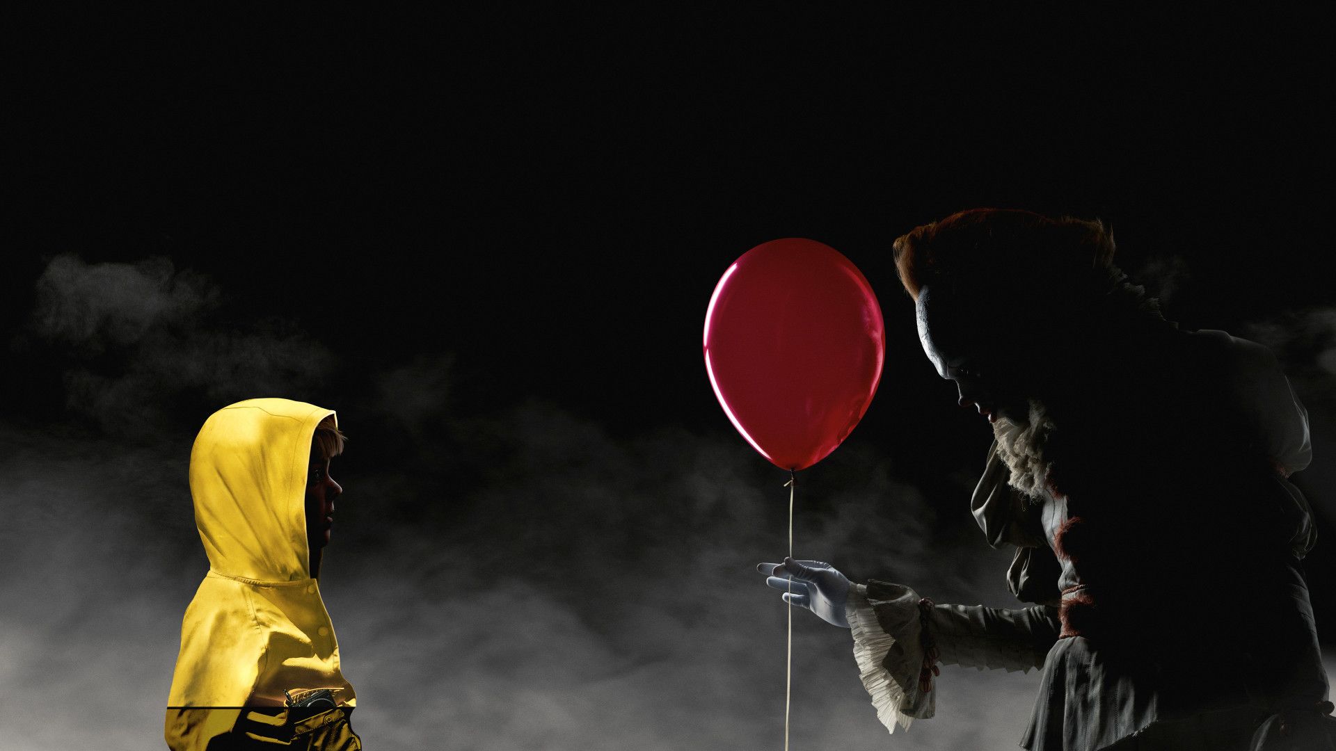 Pennywise con palloncino rosso, 1920x1080 Full HD, Desktop