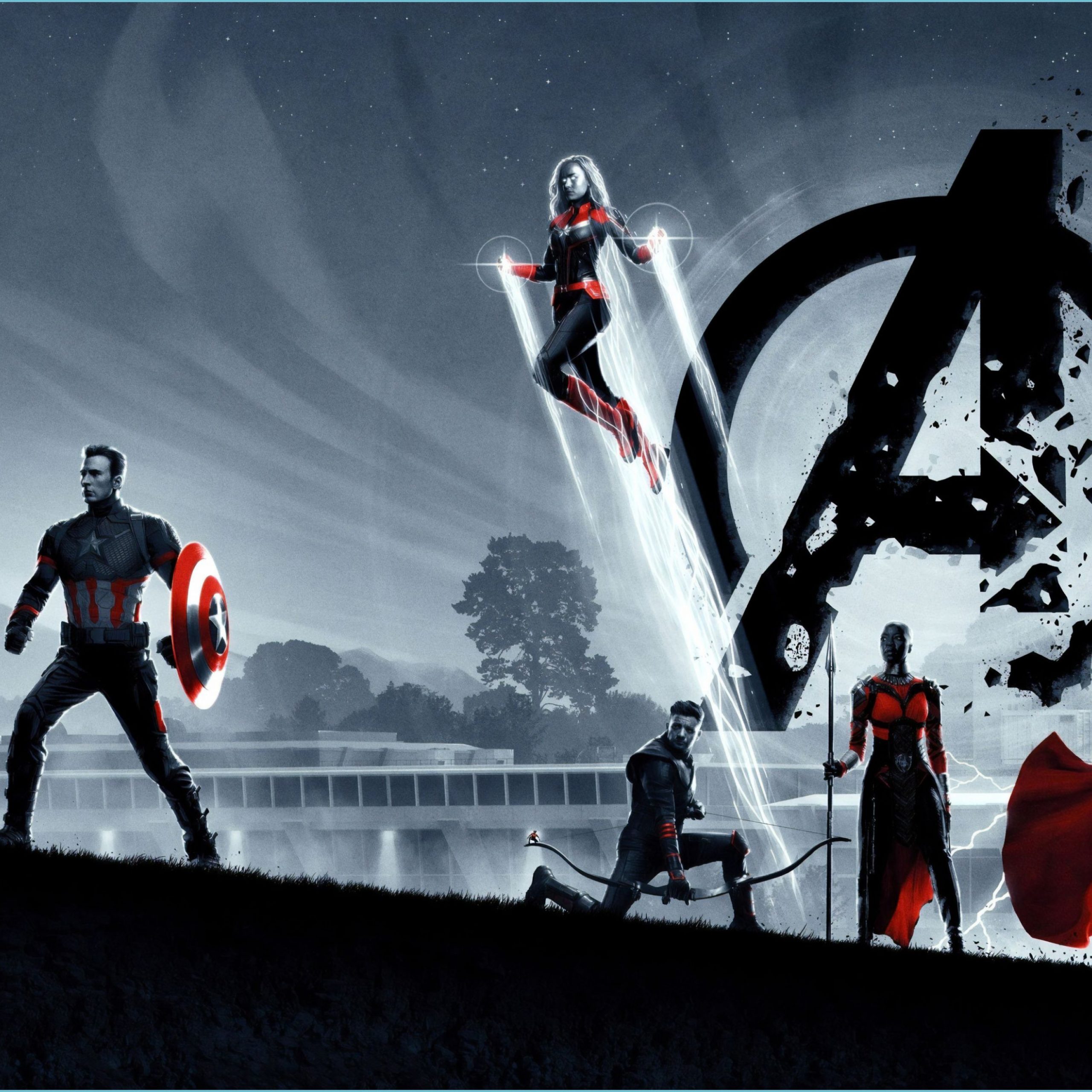 Avengers Endgame eroi Marvel, supereroi, 2560x2560 2K+, Laptop