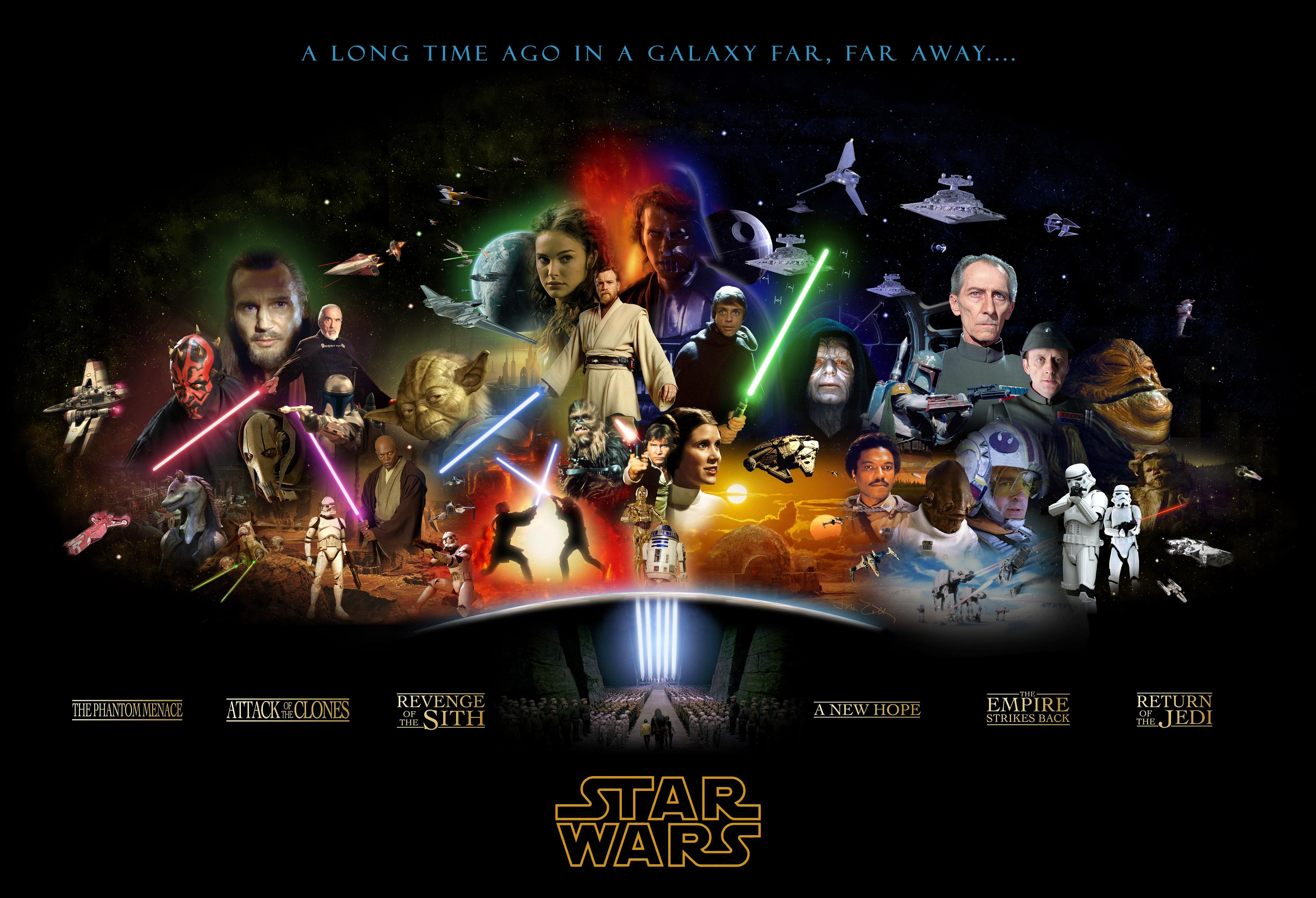 Star Wars personaggi collage, 3575x2438 WQXGA, Monitor Gaming