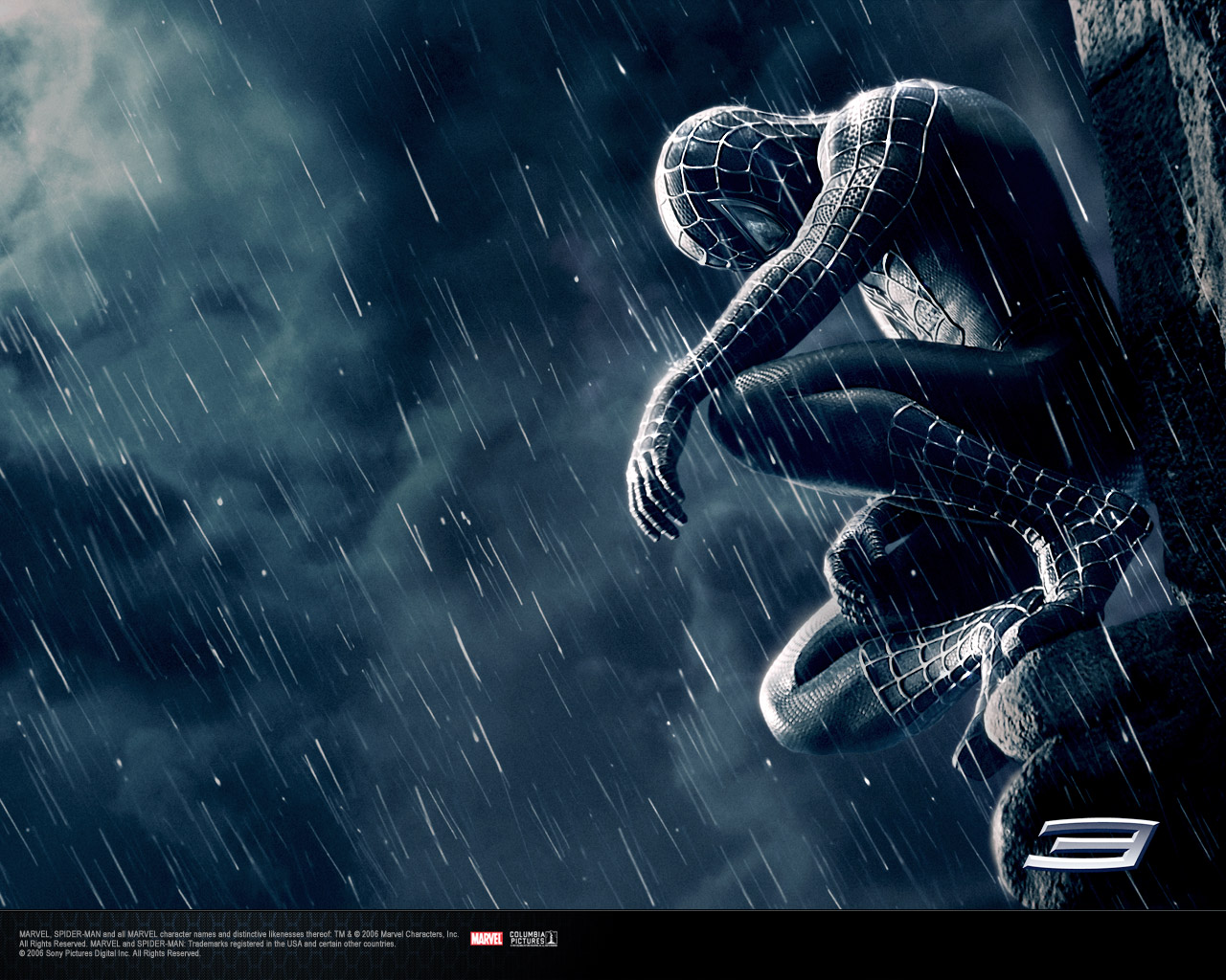 Spiderman accovacciato nella pioggia, 1280x1024 720p, Acer Nitro