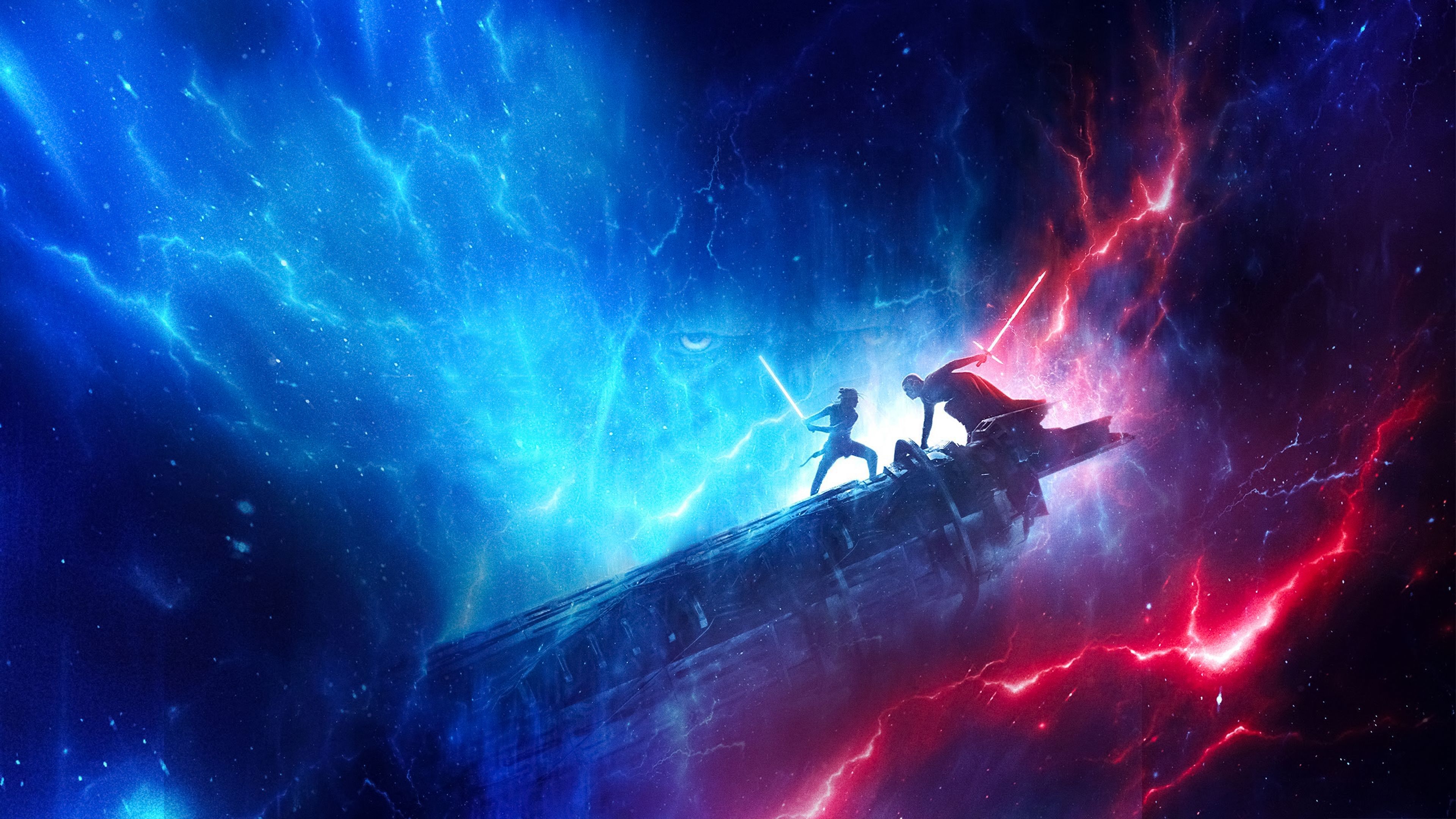 Star Wars duello spade laser, Jedi, 3840x2160 UHD, PC 4K