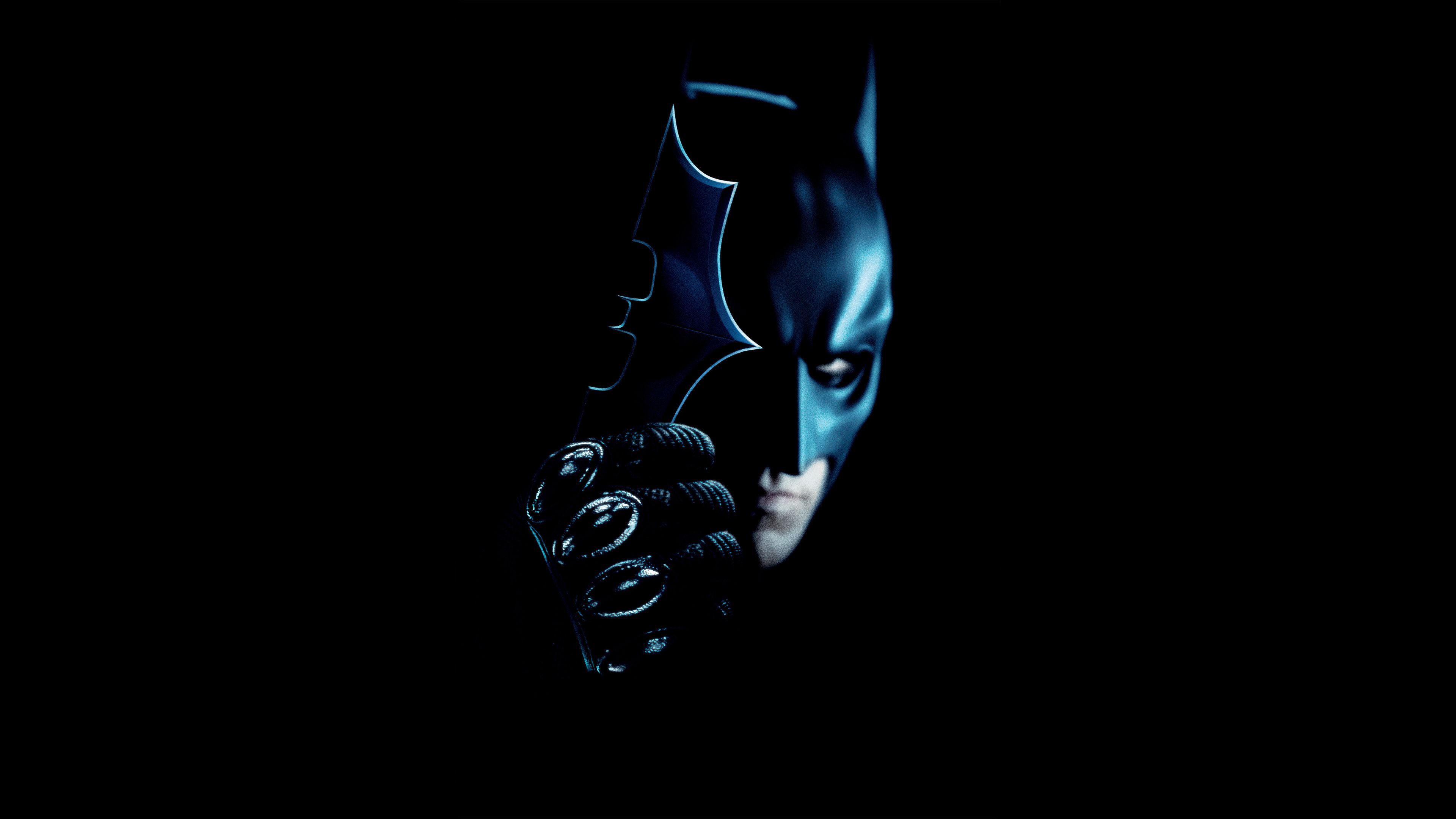 Batman The Dark Knight silhouette, Gotham, 3840x2160 Ultra HD, 4K TV