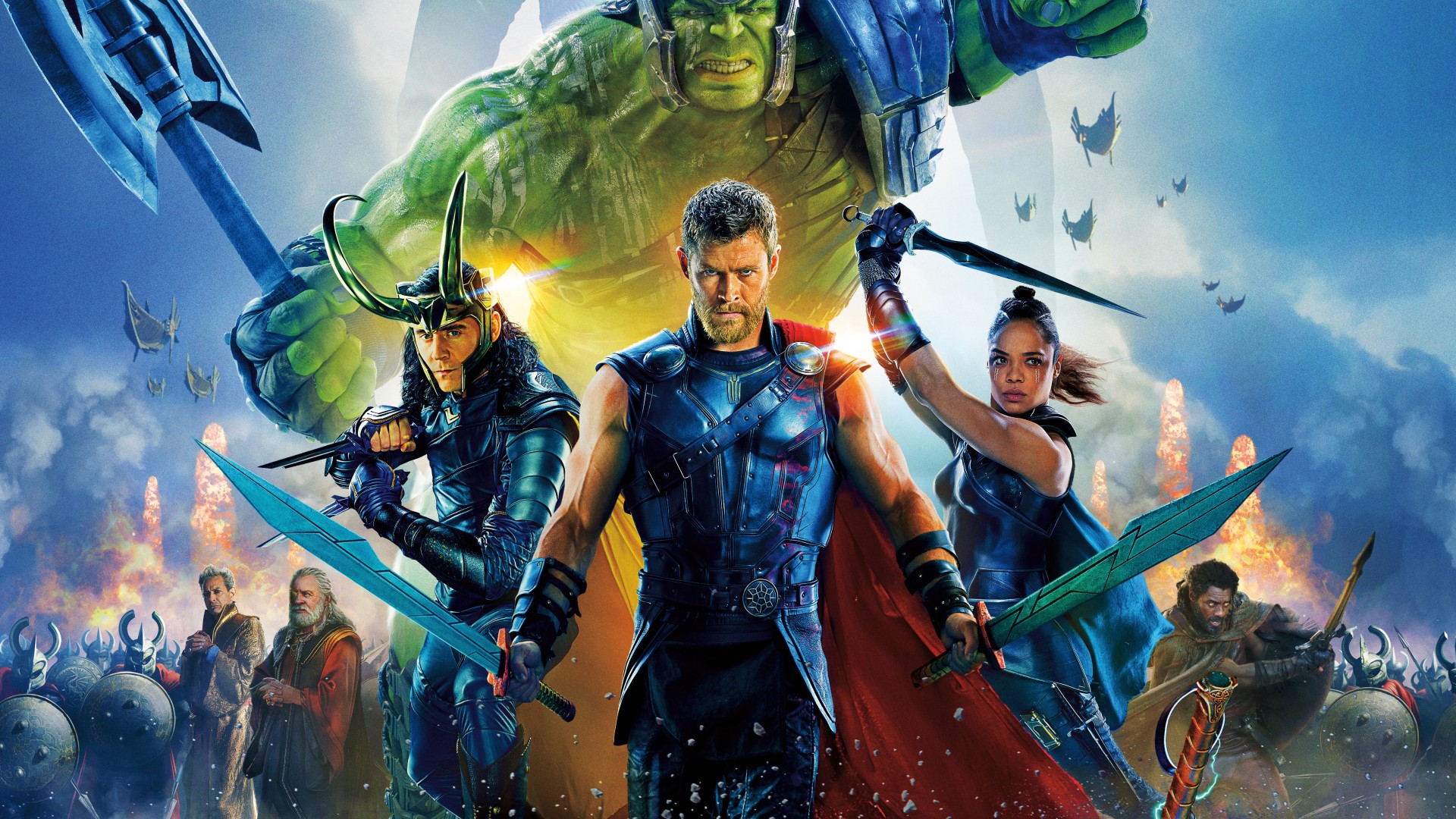 Thor Ragnarok personaggi Marvel, MCU, 1920x1080 Full HD 1080p, PC