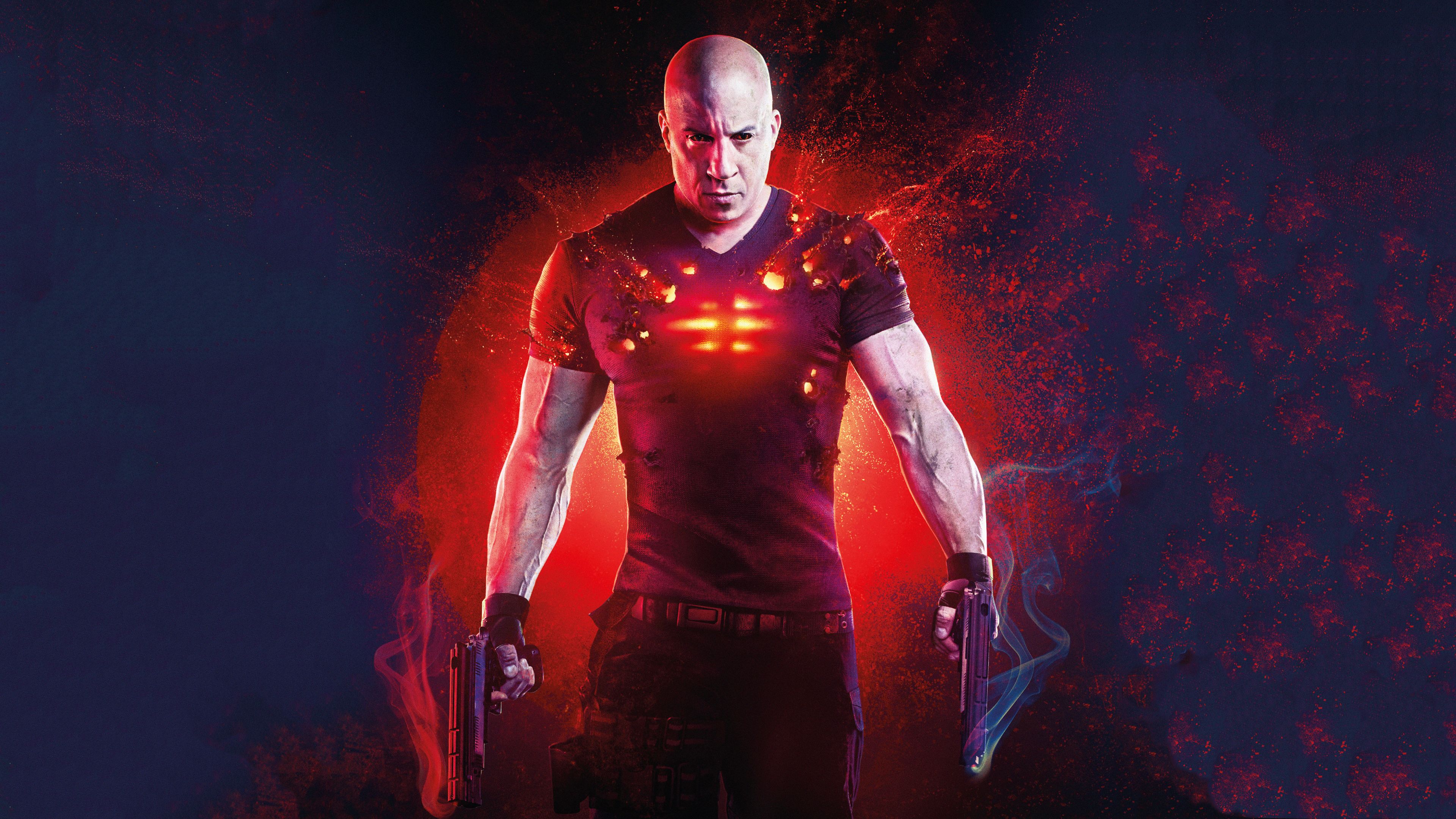 Bloodshot Vin Diesel film, 3840x2160 4K Ultra HD, Monitor 4K