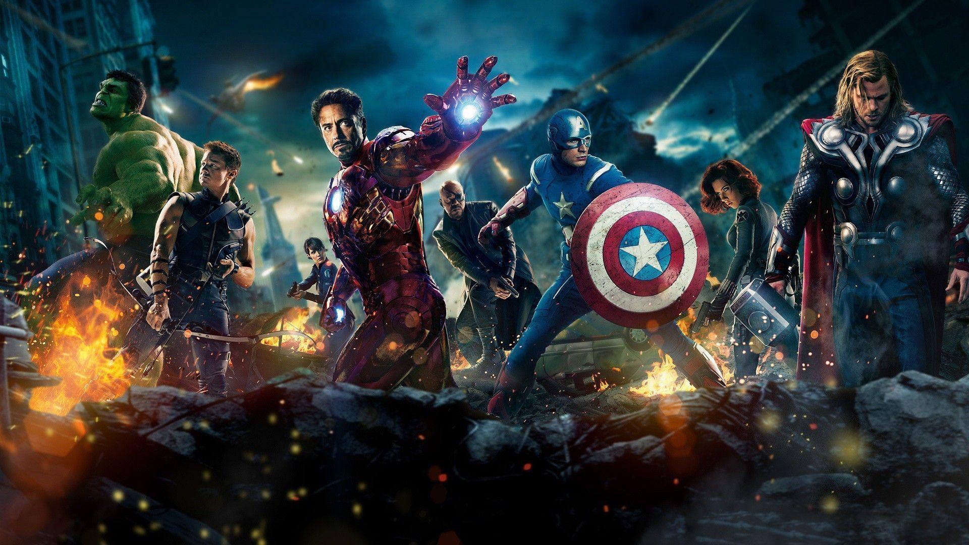 Avengers gruppo supereroi Marvel, MCU, 1920x1080 1080p, Desktop