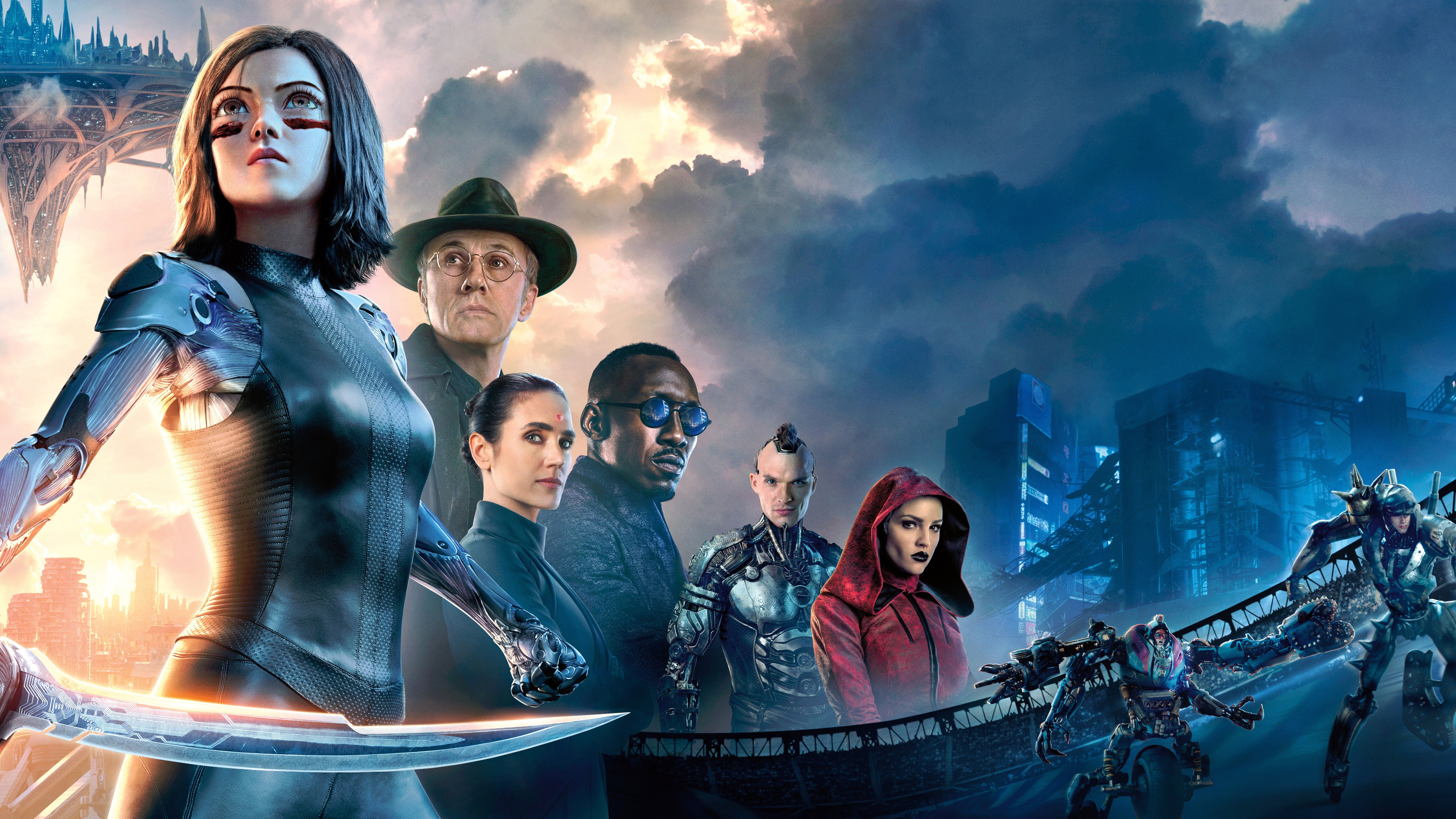 Alita Battle Angel poster film, 7680x4320 4K, Desktop 4K