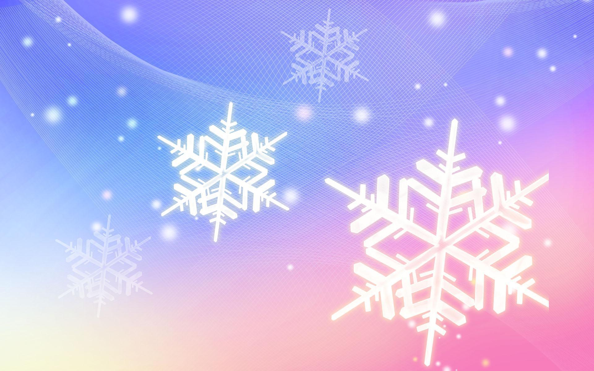 Fiocchi di neve sfondo pastello, 1920x1200 Full HD+, Laptop