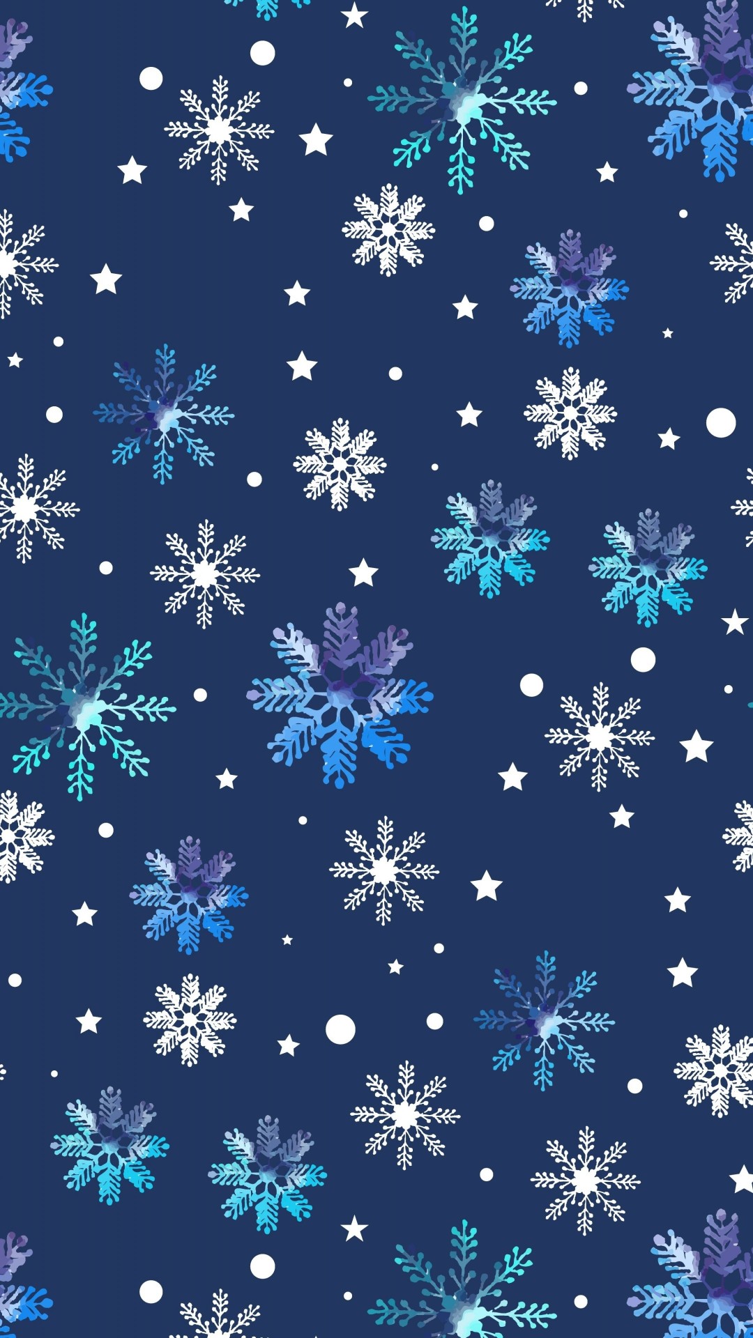 Fiocchi di neve blu bianchi, 1080x1920 Full HD Verticale, Samsung Galaxy