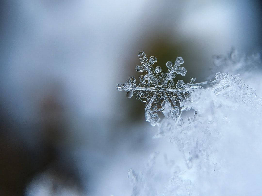 Fiocco di neve macro ghiaccio, 1080x810 HD, iMac