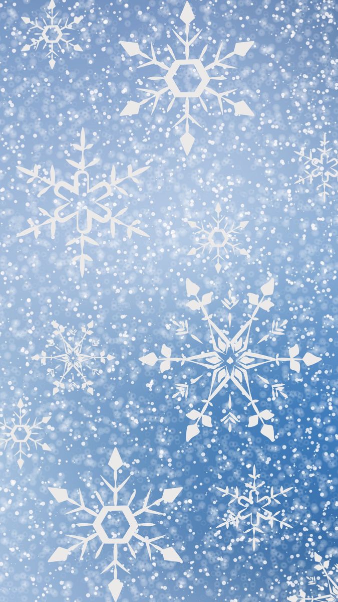 Fiocchi di neve blu chiaro, 675x1200 Full HD Verticale, Smartphone