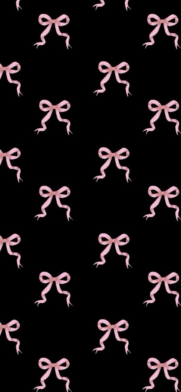 Fiocchi rosa su sfondo nero, 604x1308 Verticale, POCO