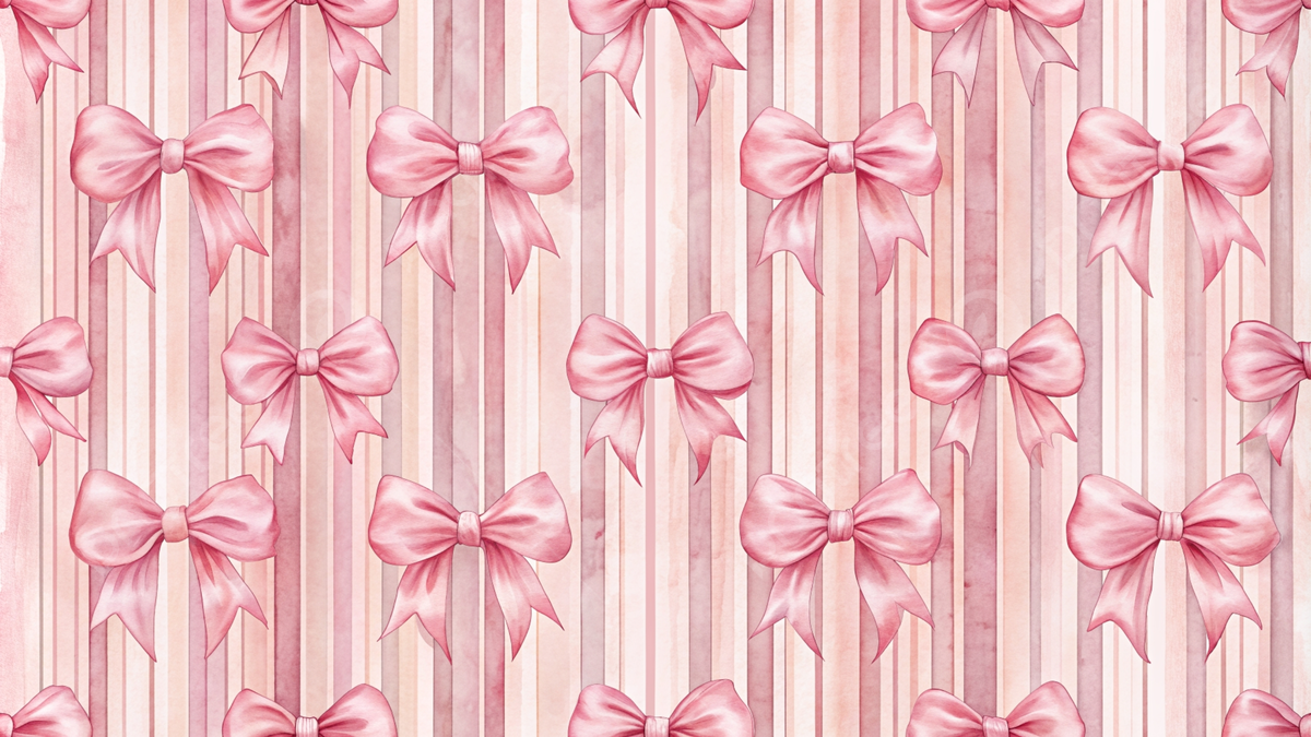 Fiocchi rosa a righe, 1200x675 HD, PC