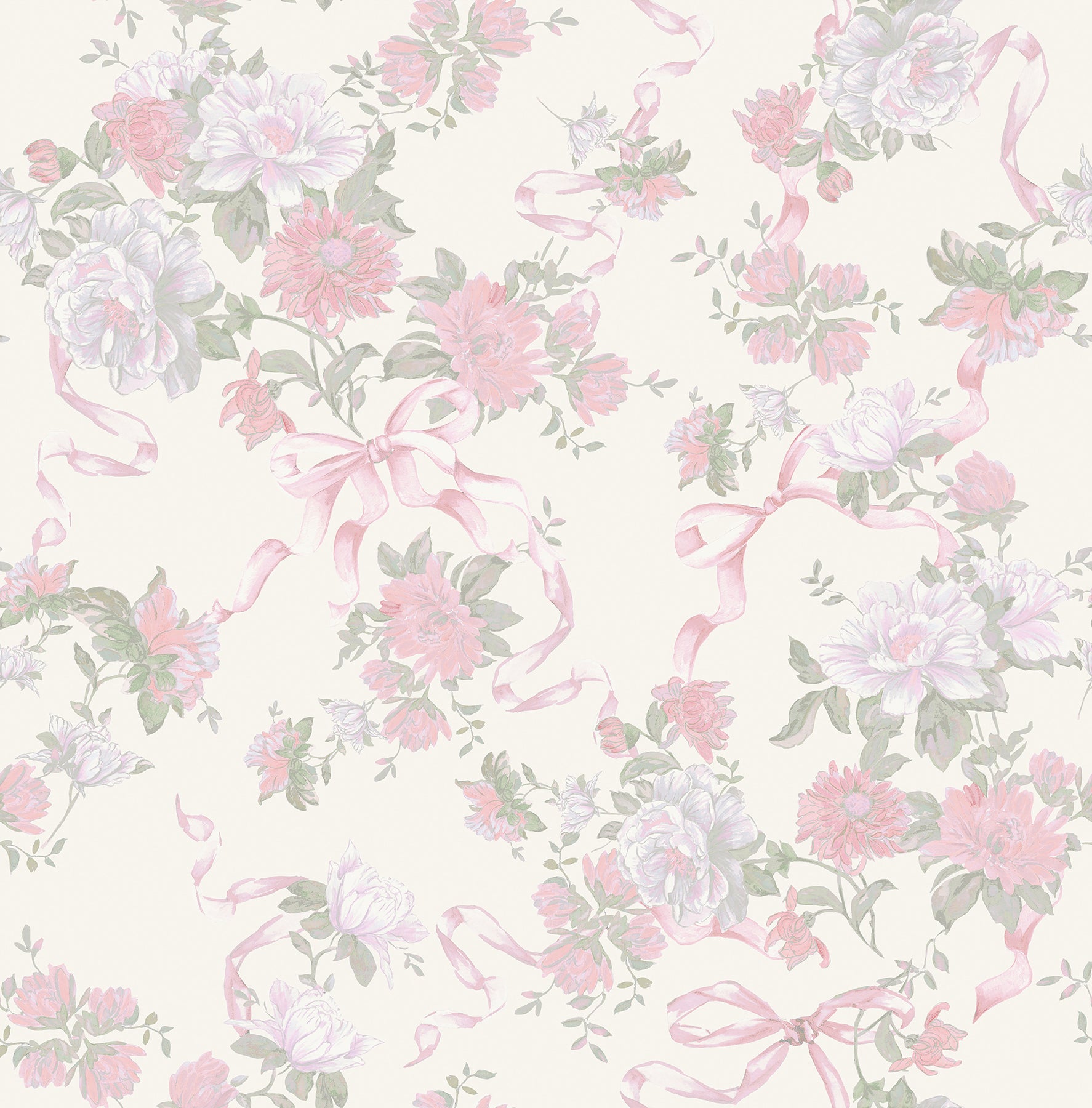 Rose e fiocchi rosa pastello, 1774x1800 Full HD Verticale, Smartphone