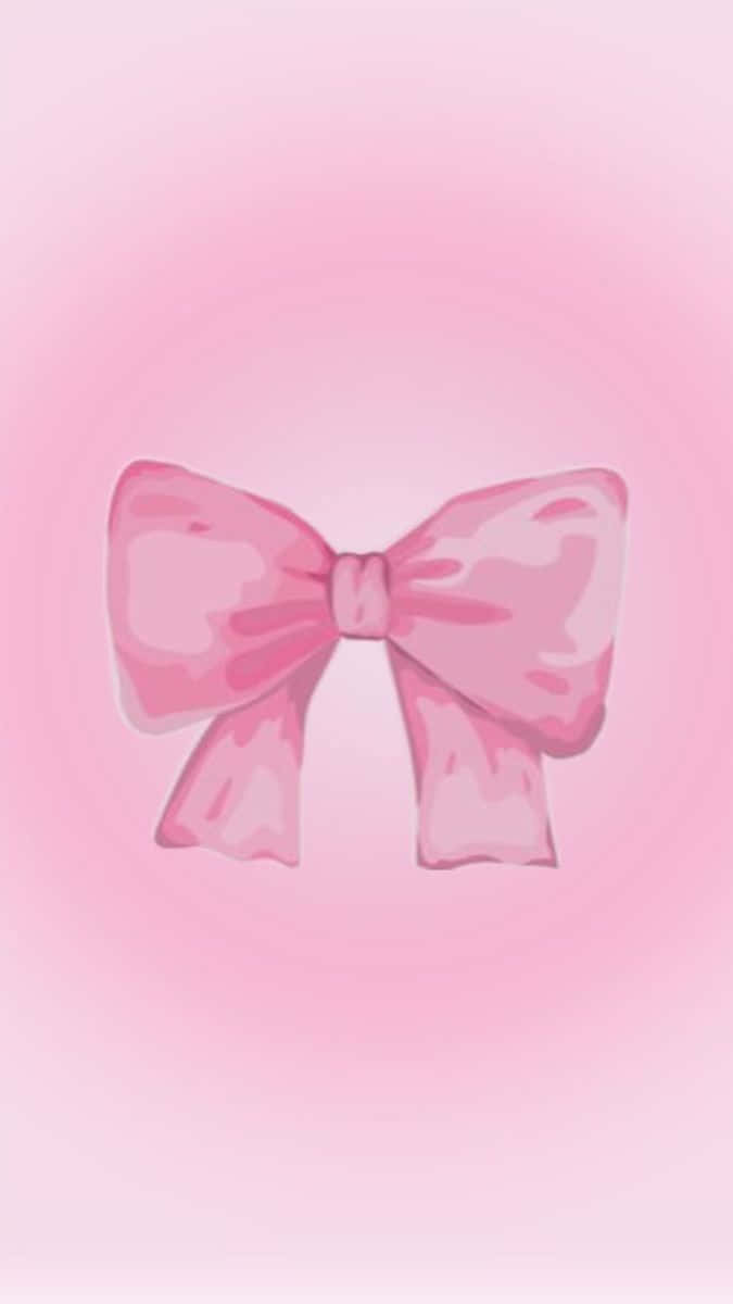 Fiocco rosa acquerello, 675x1200 Full HD Verticale, iPhone