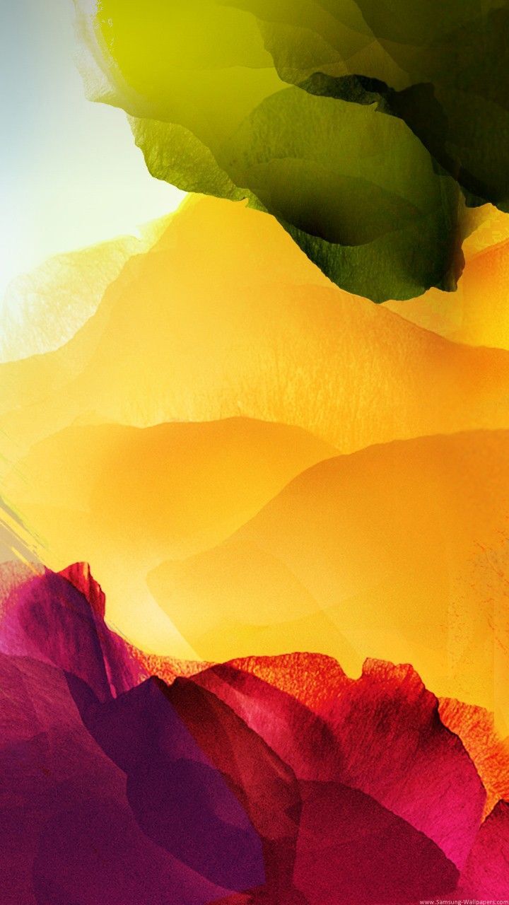 Fiore astratto arancione e viola, 720x1280 Verticale, iPhone Pro Max