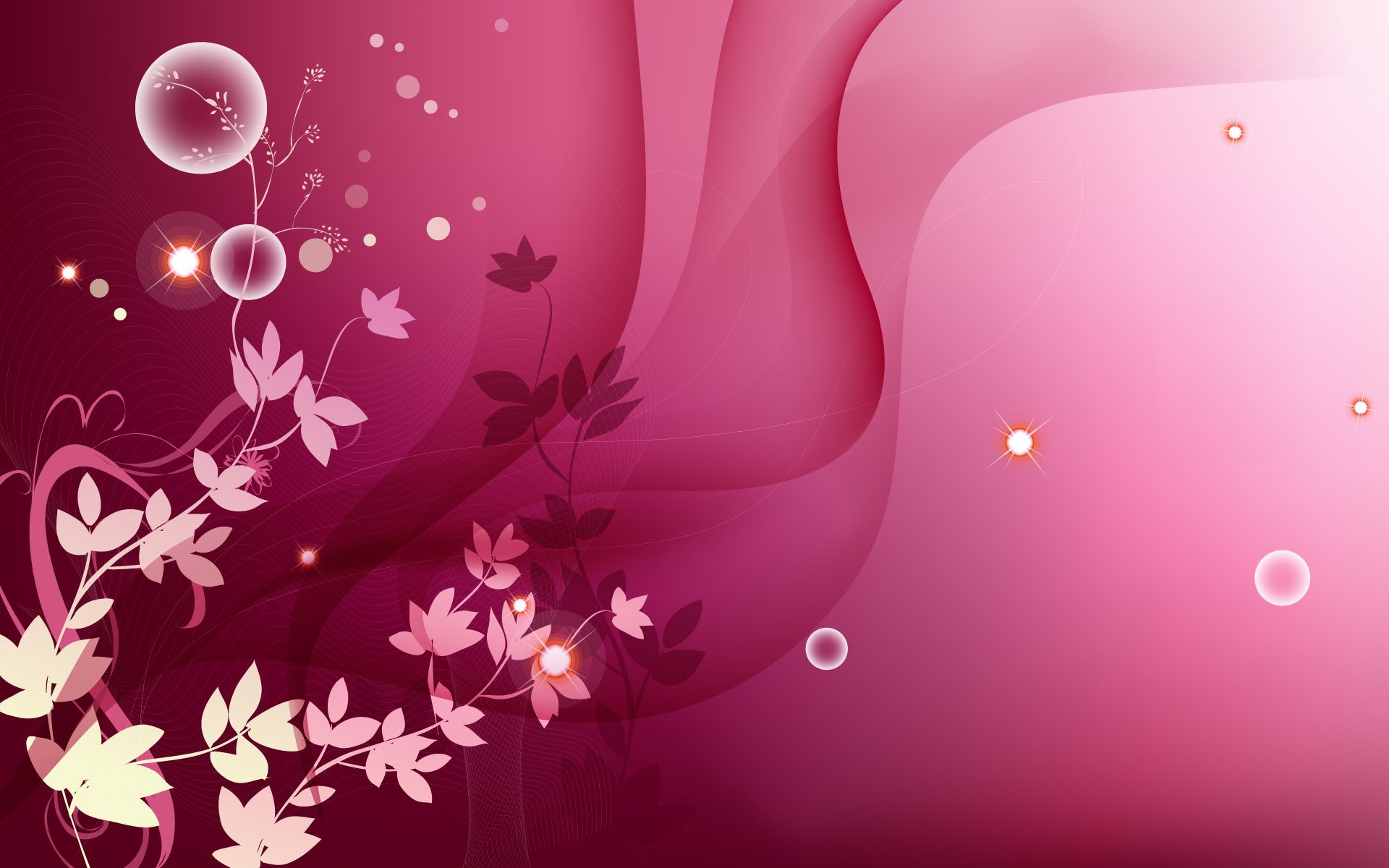 Fiori astratti rosa, 1920x1200 WUXGA, PC