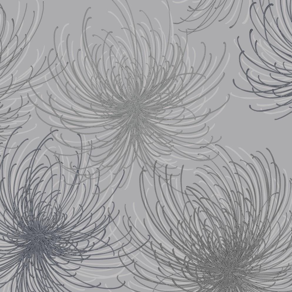 Fiori grigi ragno stilizzati, 994x994 HD, PC
