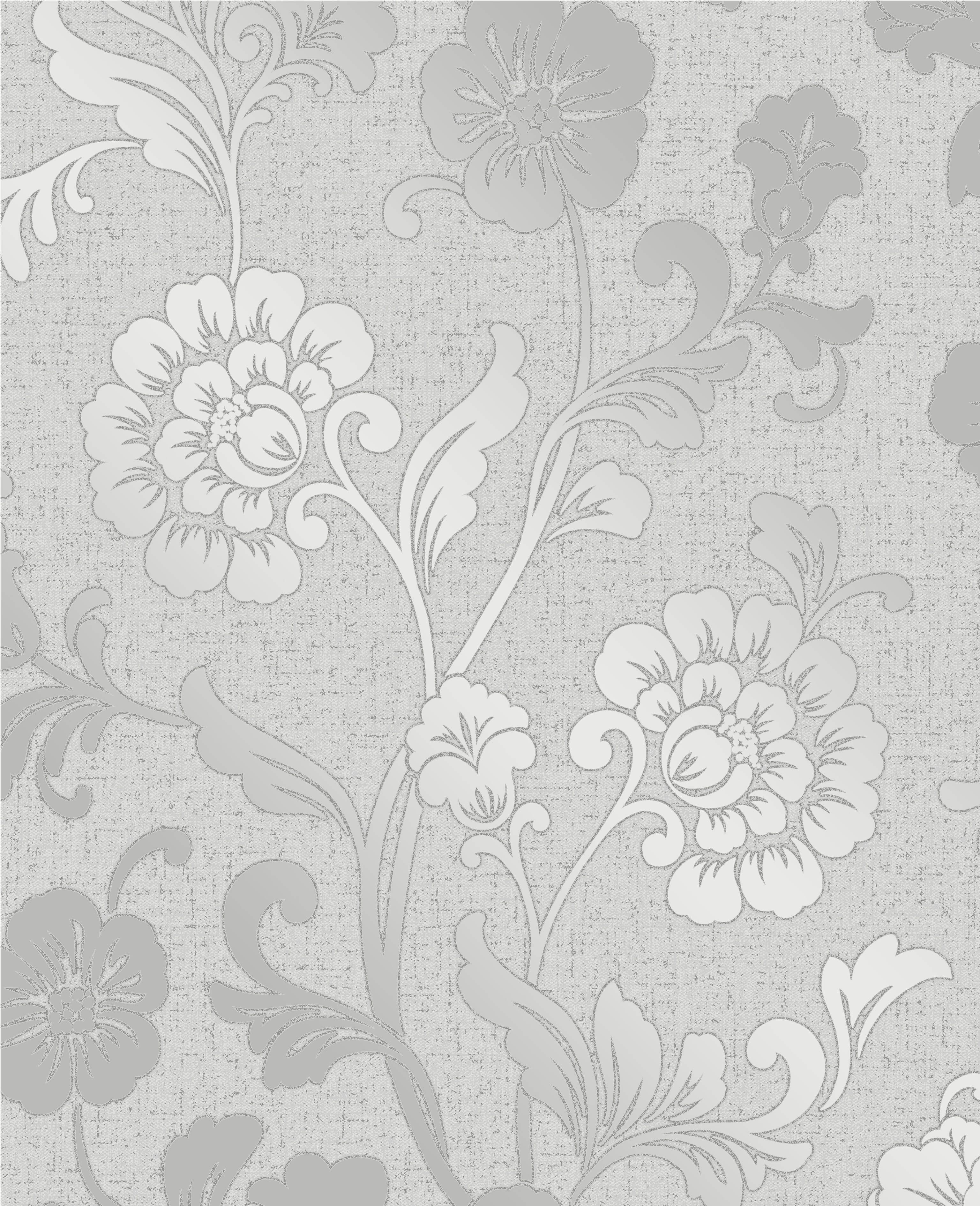 Fiori grigi damascati texture, 3071x3780 Full HD Verticale, iPhone