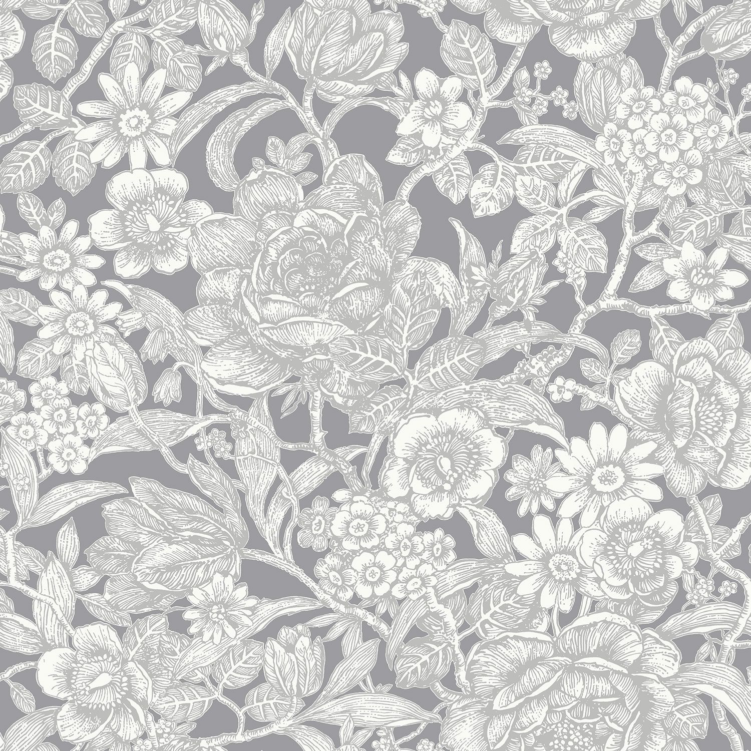 Fiori bianchi su sfondo grigio, 1500x1500 720p, Laptop
