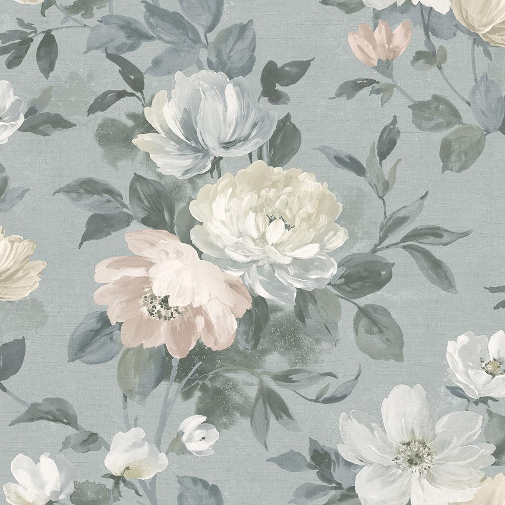 Peonie bianche e rosa su grigio, 1000x1000 HD, PC