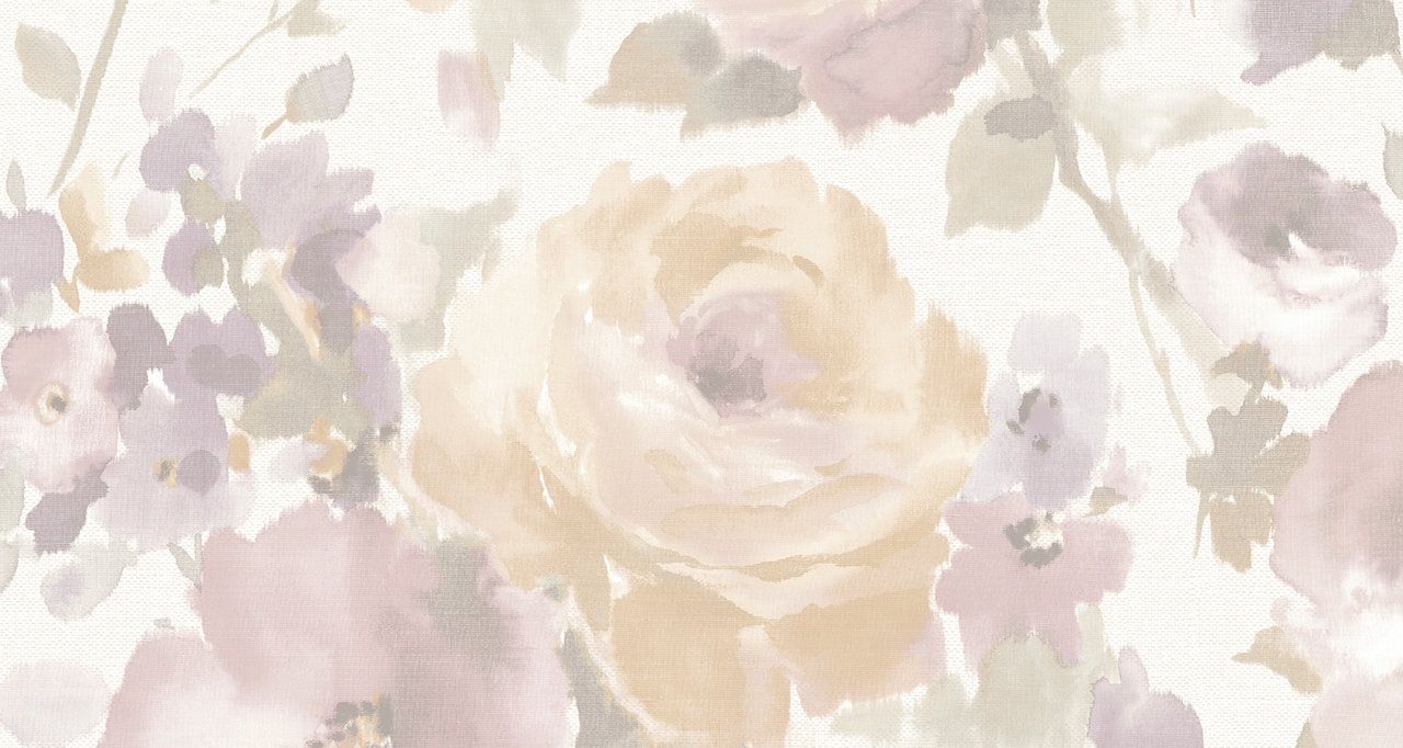 Fiori acquerello grigio rosa, 1280x682 HD, Desktop