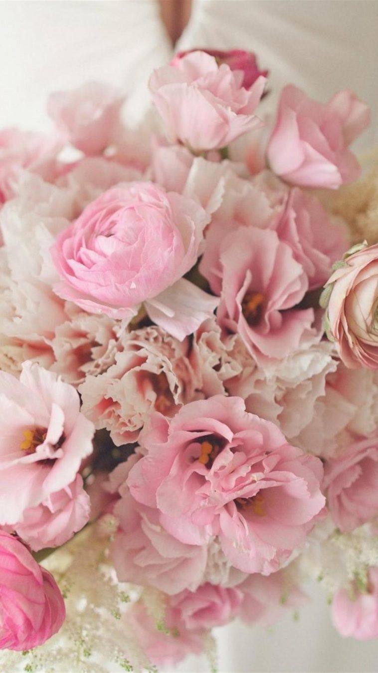Bouquet di rose rosa, 758x1348 Verticale, iPhone
