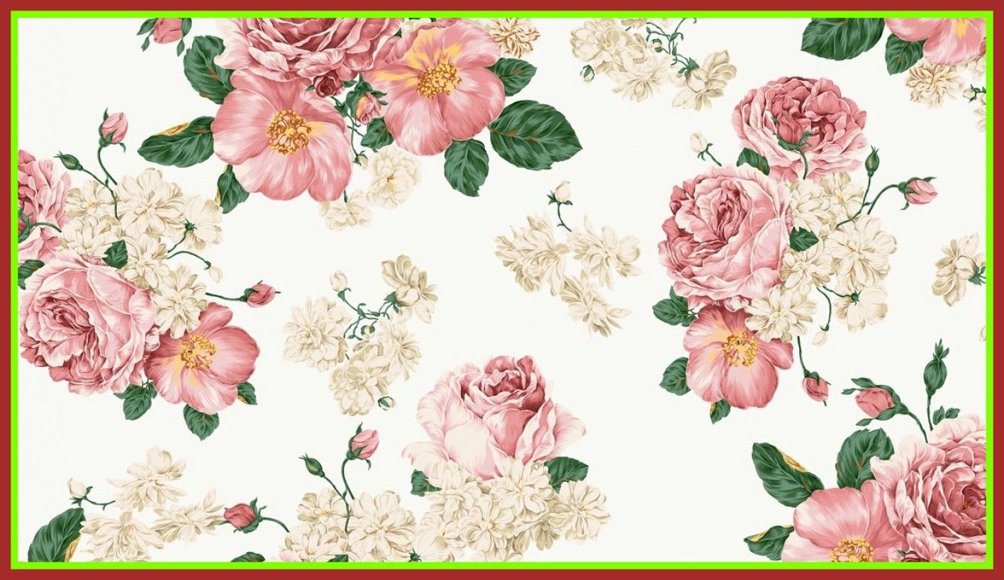 Rose rosa e fiori bianchi, 1416x818 720p, Laptop