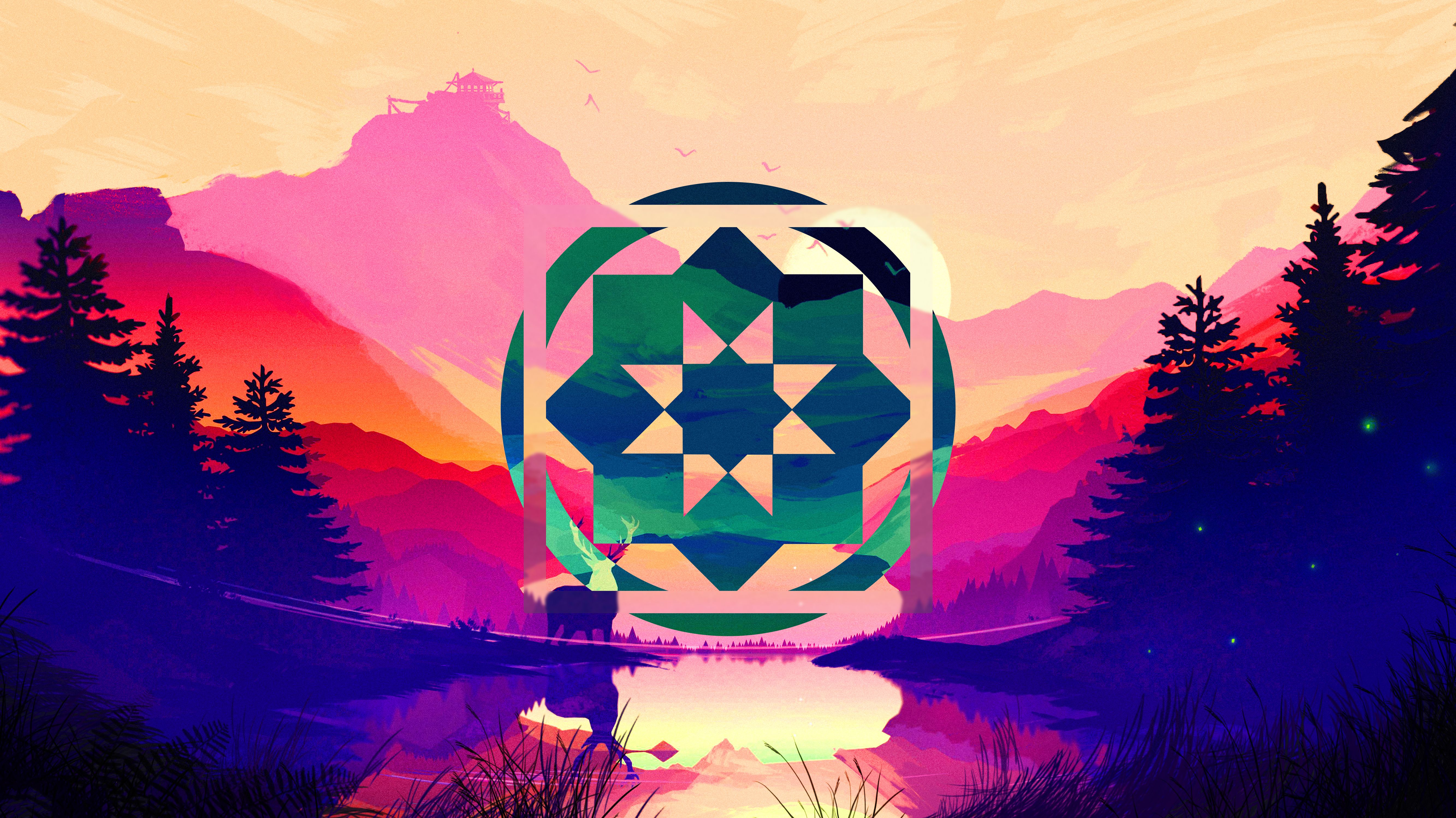Torre di avvistamento notturna, Firewatch, 3000x1688 WQXGA, Monitor Gaming