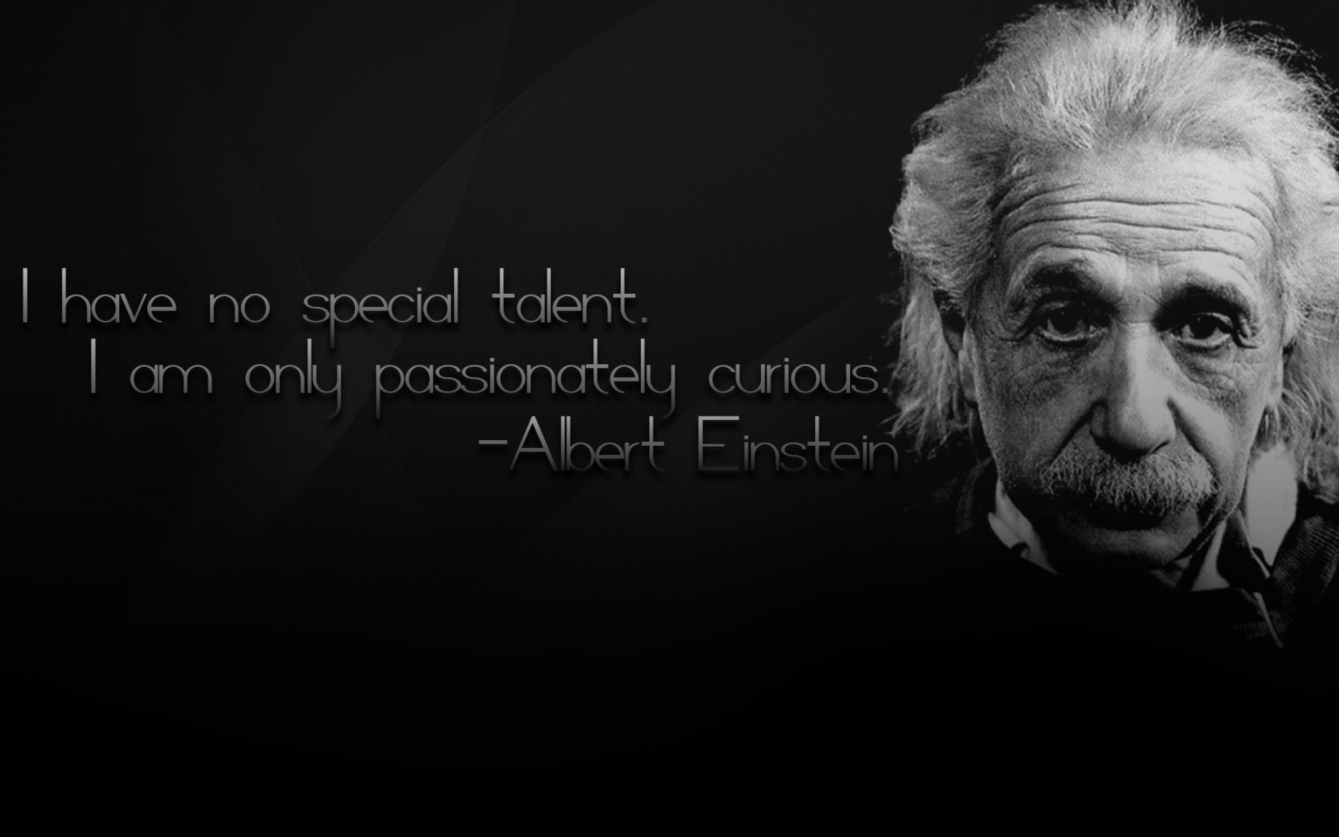 Albert Einstein citazione bianco nero, 1920x1200 Full HD+ WUXGA, PC