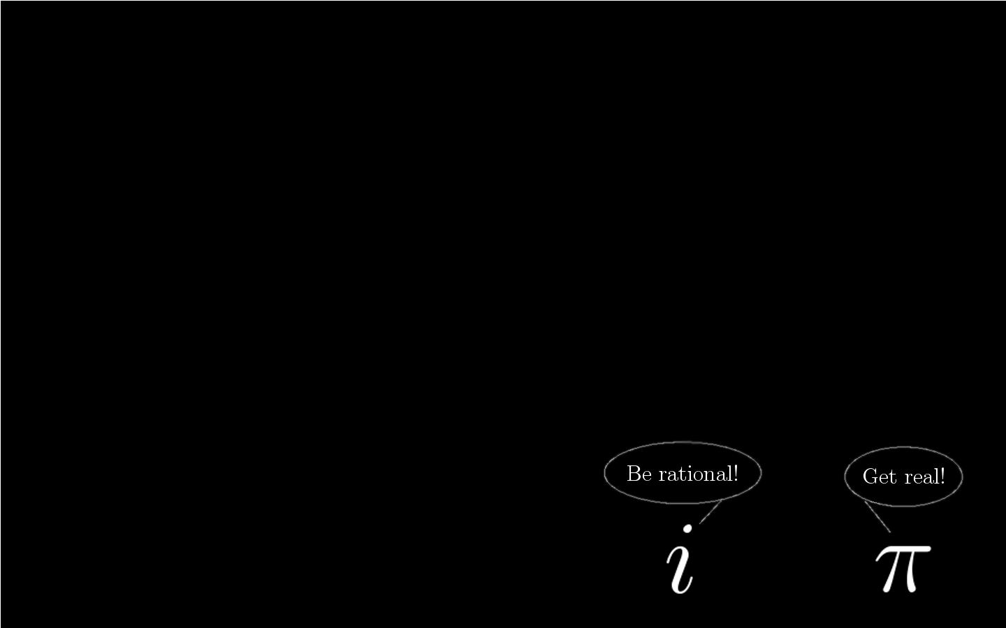 Numero i e pi greco umoristico, 1440x900 HD, Desktop