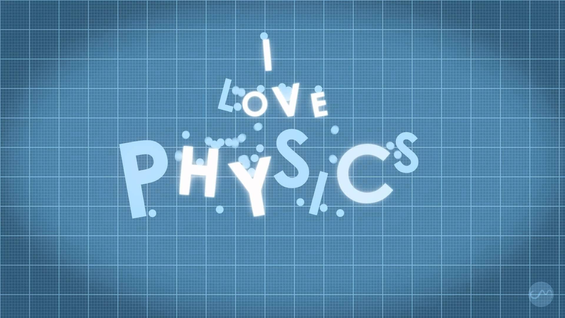 I Love Physics testo blu, 1920x1080 1080p, Desktop