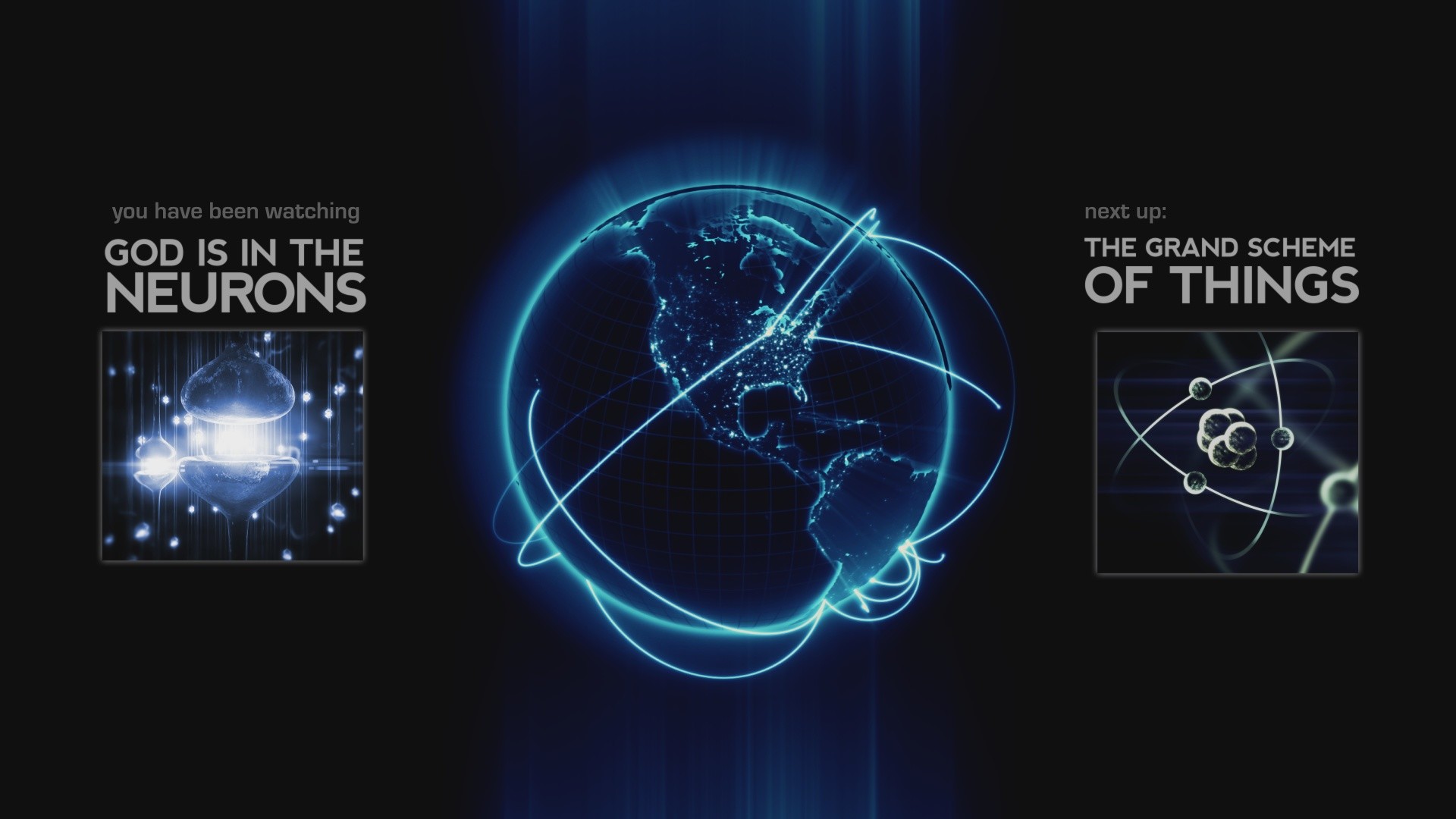 Terra con orbite atomiche blu, 1920x1080 Full HD 1080p, PC Desktop