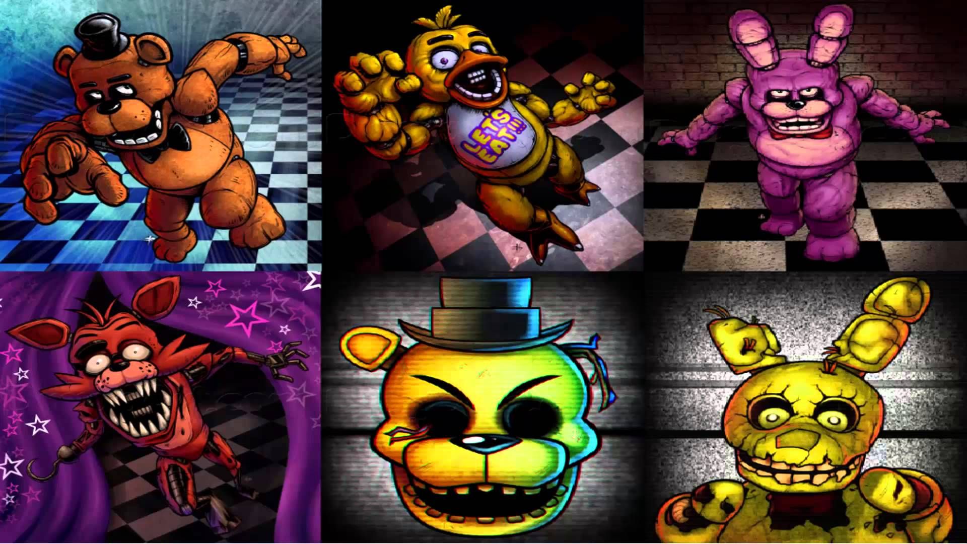 Personaggi Five Nights at Freddy's, 1920x1080 1080p, PC Desktop