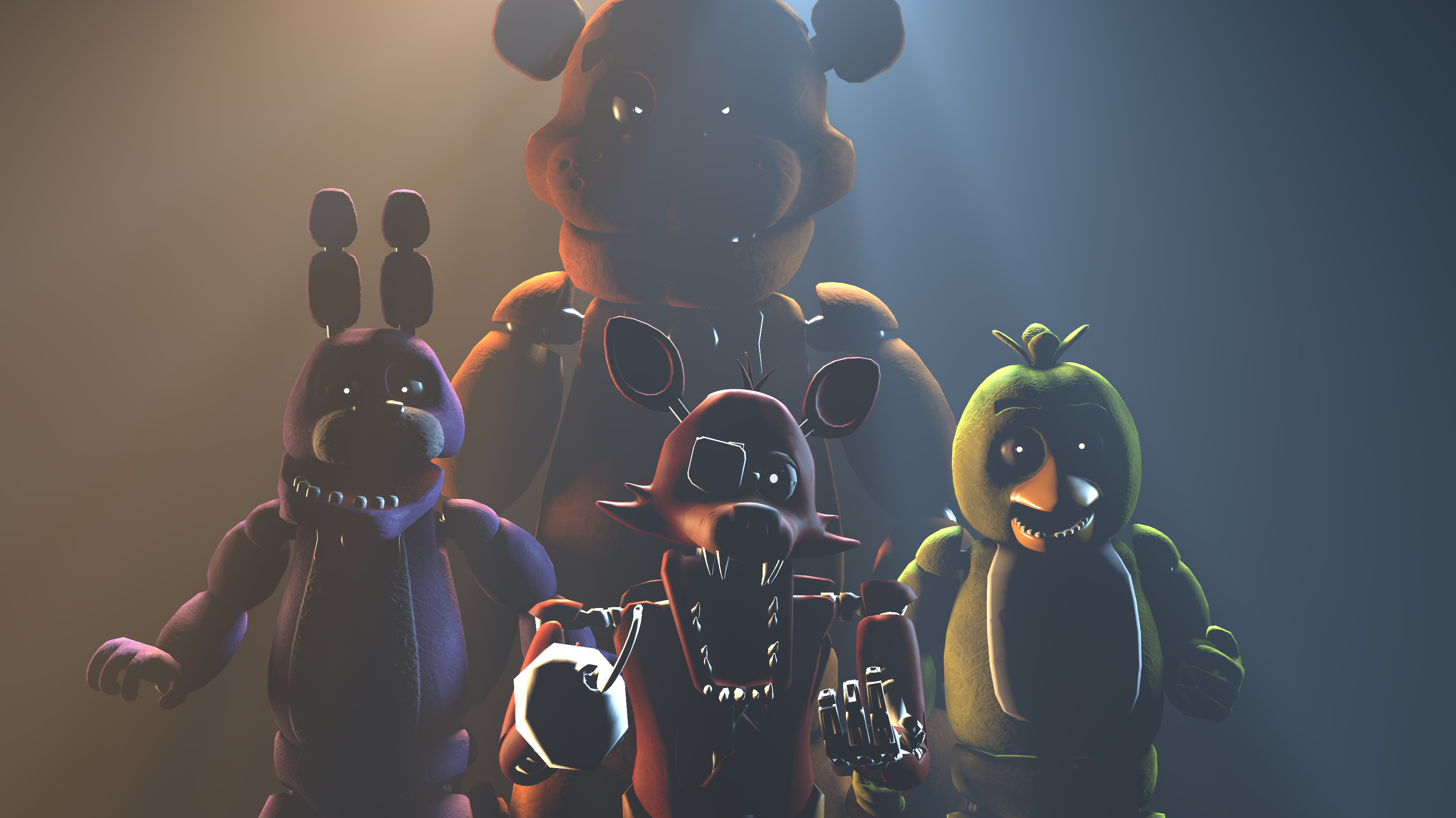 Animatronic Five Nights at Freddy's, 3200x1800 WQXGA, Desktop