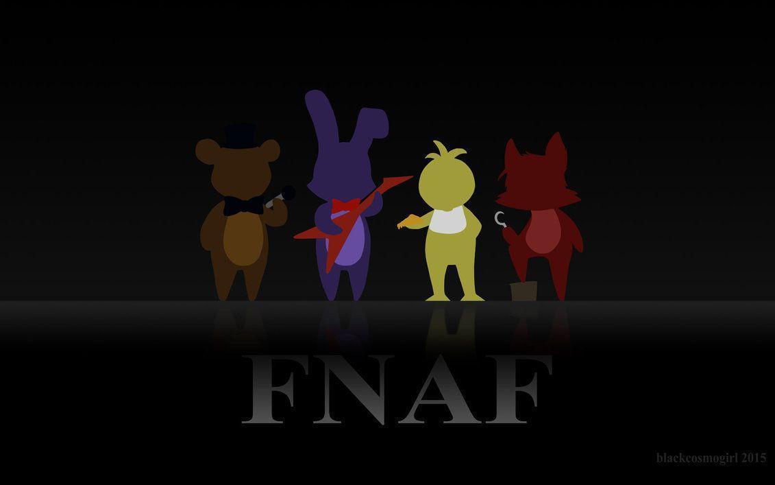 Personaggi FNAF silhouette animatronici, 1131x707 HD, Desktop