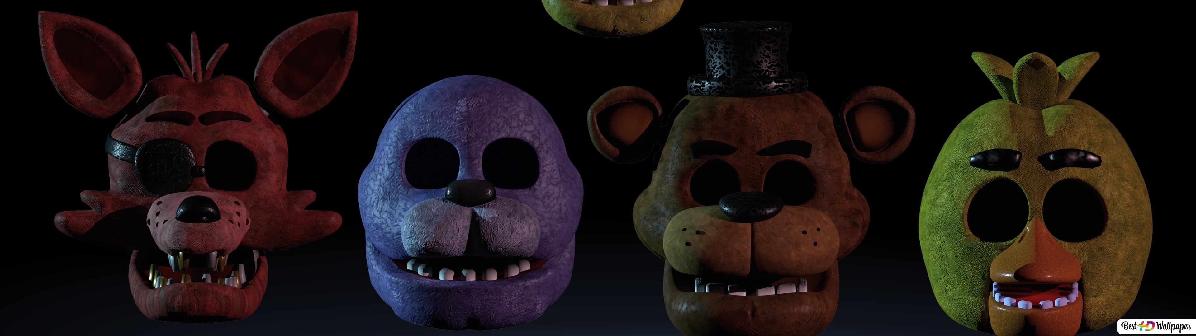 Personaggi Five Nights at Freddy's, 3840x1080 21:9, Ultrawide